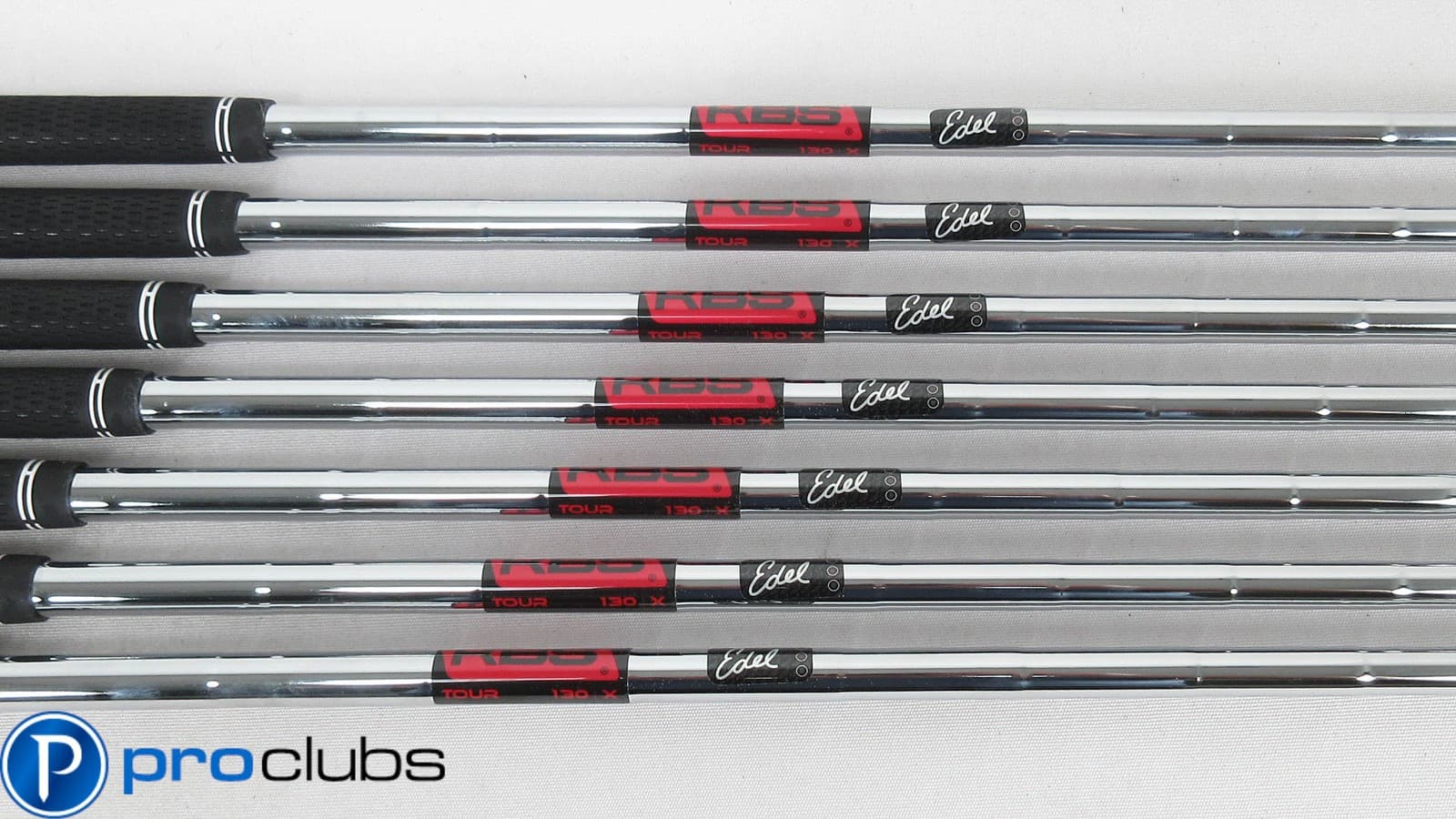 Mint! EDEL SMS FORGED IRONS 4-PW STEEL KBS TOUR 130 X-FLEX -IN BOX- #397443 6