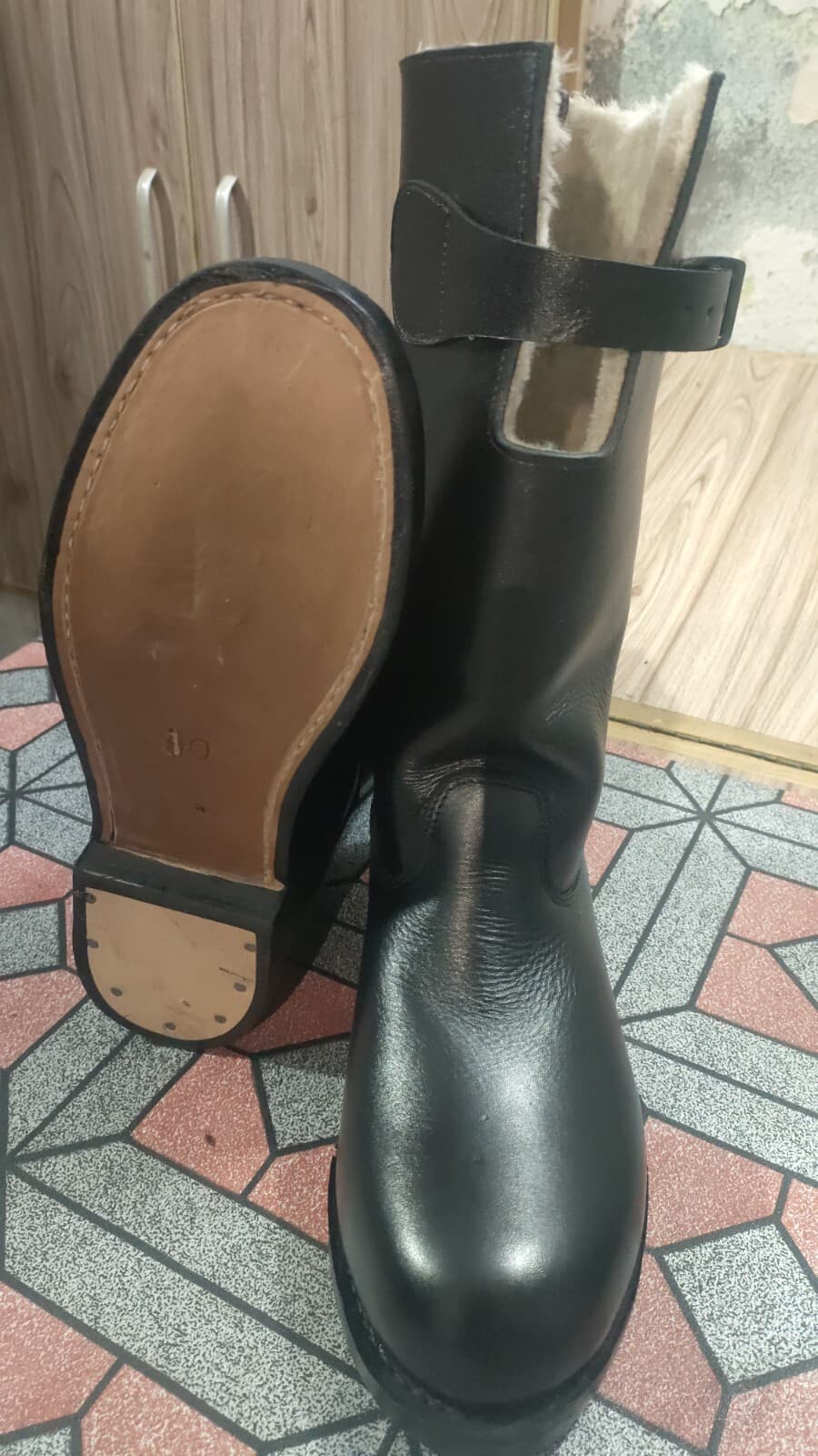 WW2 RAF 1936 Pattern Leather Flying Boots REPRO HANDMADE BOOT SIZE 6 TO 15 3