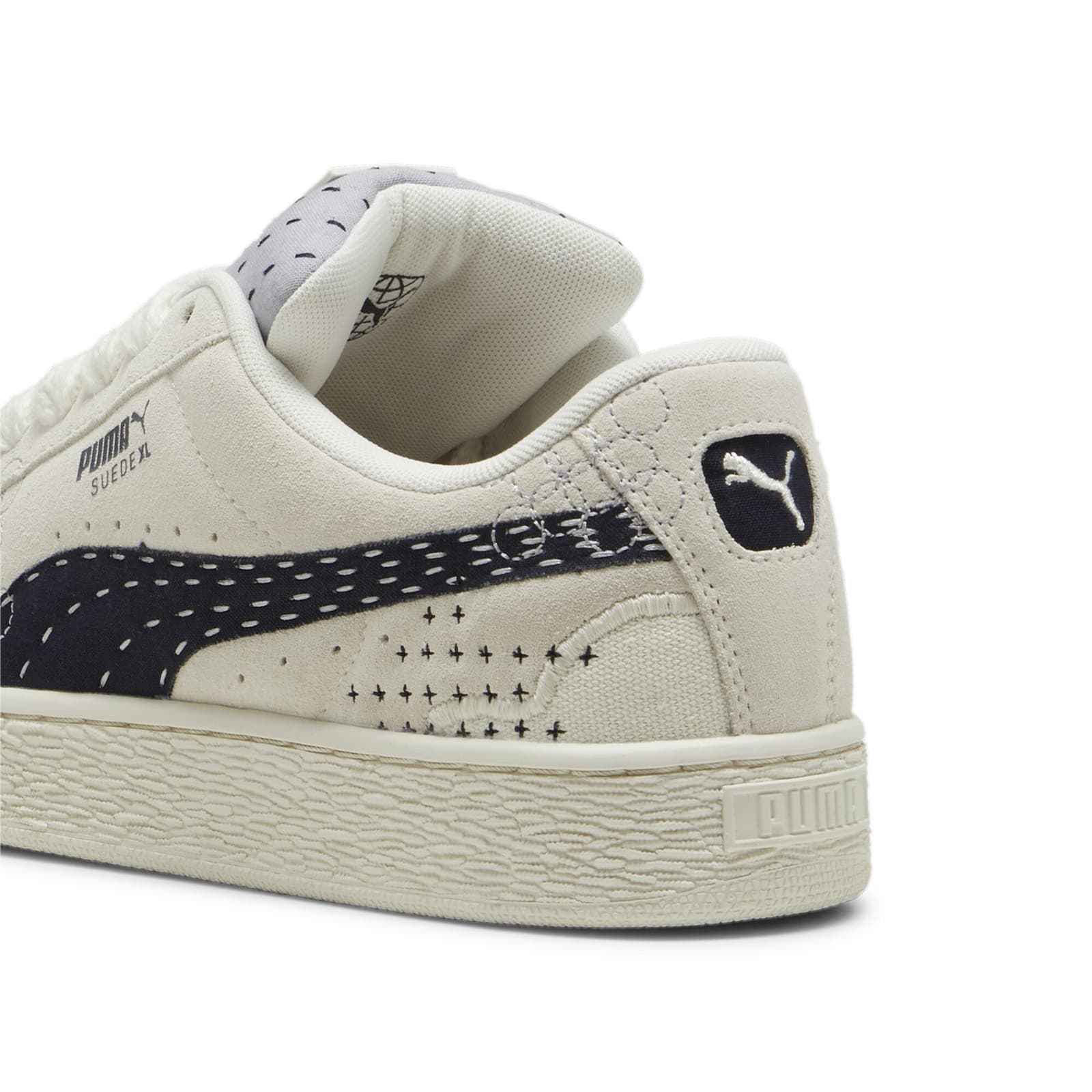 Puma Suede Xl Skate 39577702 Mens Beige Suede Skate Inspired Sneakers Shoes 3