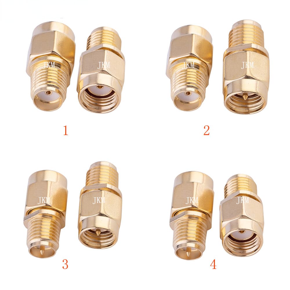 38pcs RF Coaxial Adapter Kit, SMA to BNC UHF MCX MMCX TNC SO239 PL259 N F Type 4