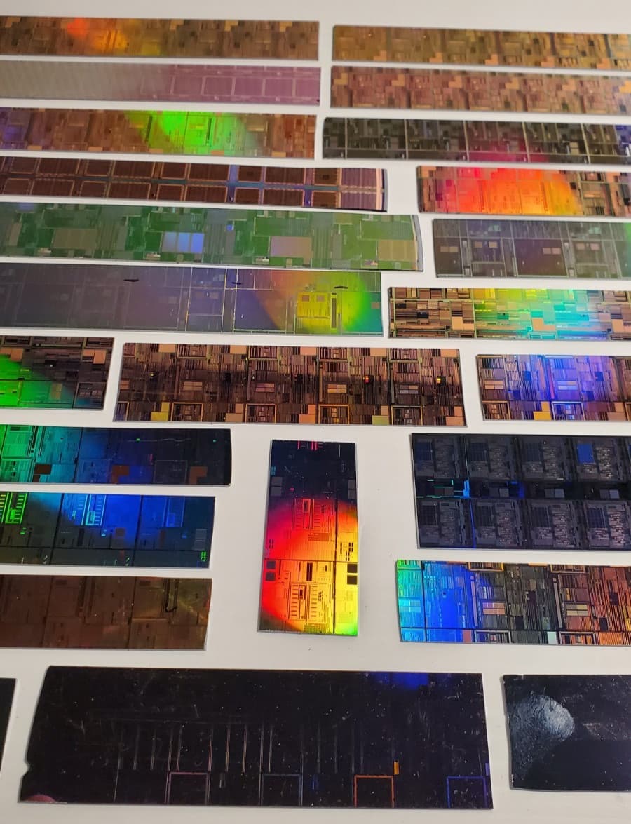 Genuine Rectangle Silicon Semiconductor IC Memory Chips Lot Projects & Education 6