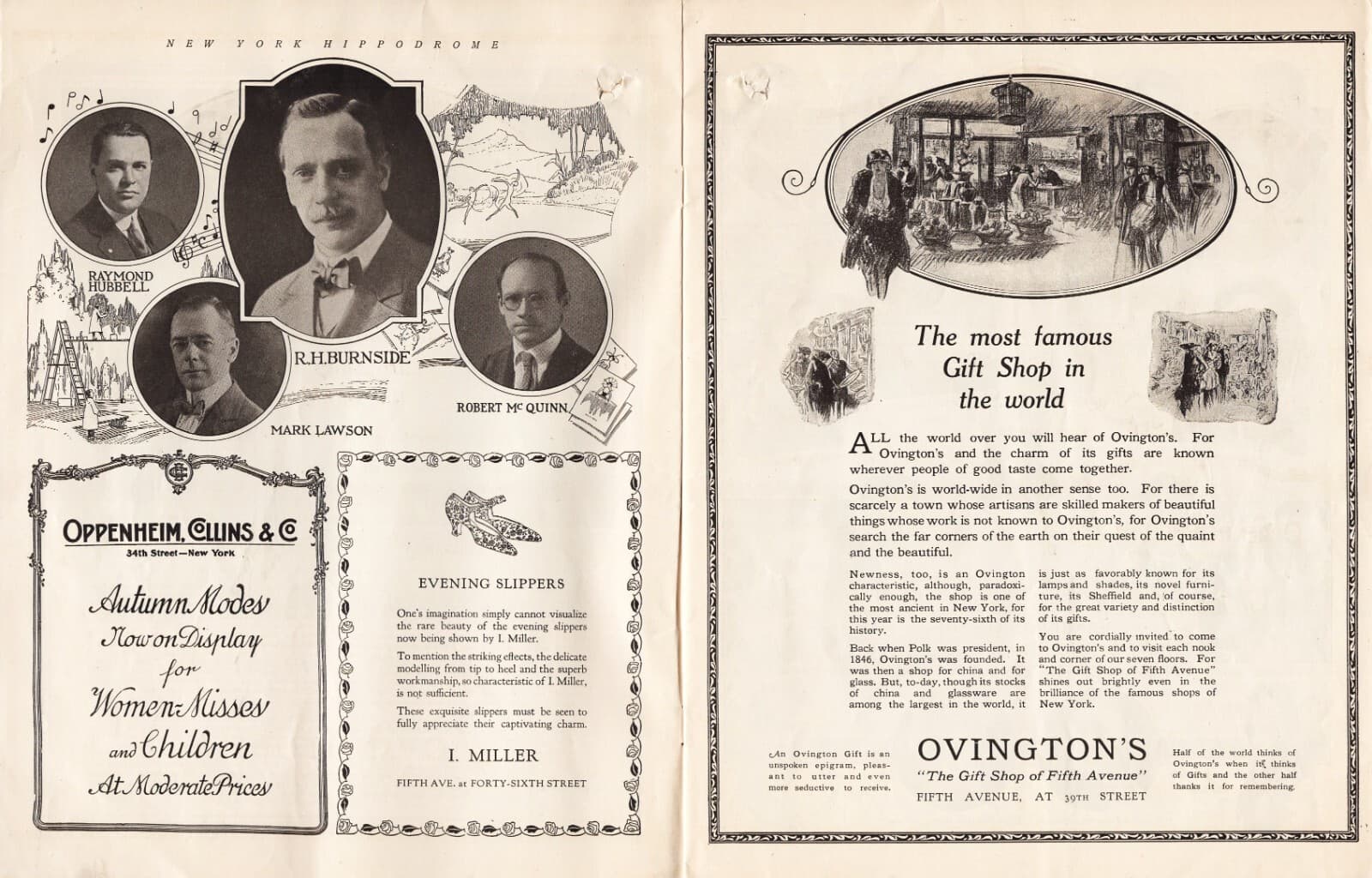 Archie Leach (Cary Grant) "BETTER TIMES" César Giris Art 1922 Hippodrome Program 4