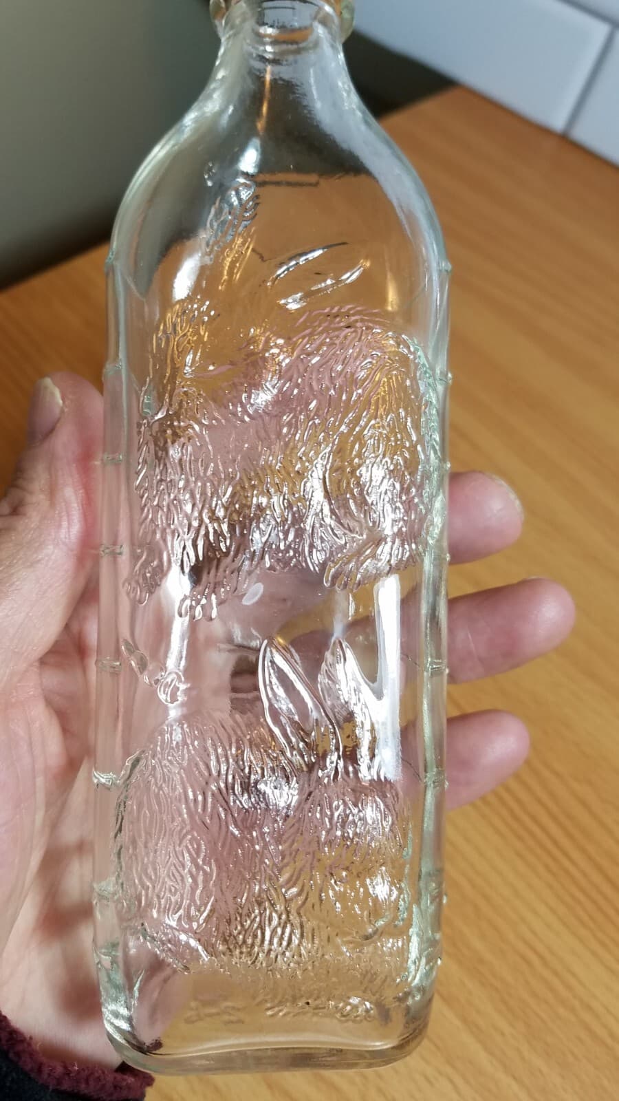 Vintage Glass Baby Bottle Rabbits And Dogs LOT Of 27 Hazel Atlas New Old Stock 4