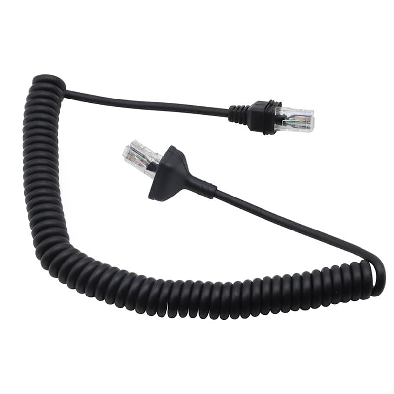 NEW Mic microphone cable cord for Kenwood radio KMC-30 KMC-32 KMC-35 KMC-36 DTMF 2