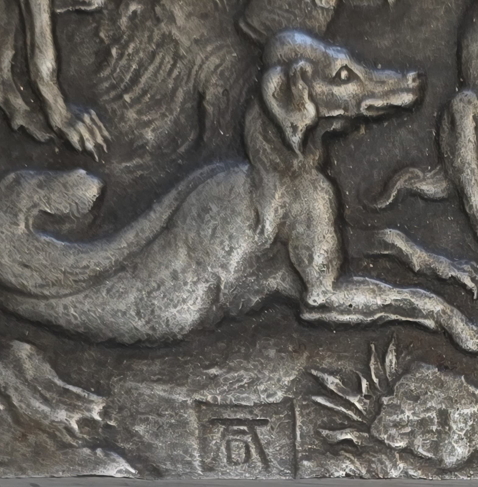 Vintage SHW Cast Iron St Eustace Wall Plaque Relief Hunting Scene 9.5 X 12.5 3