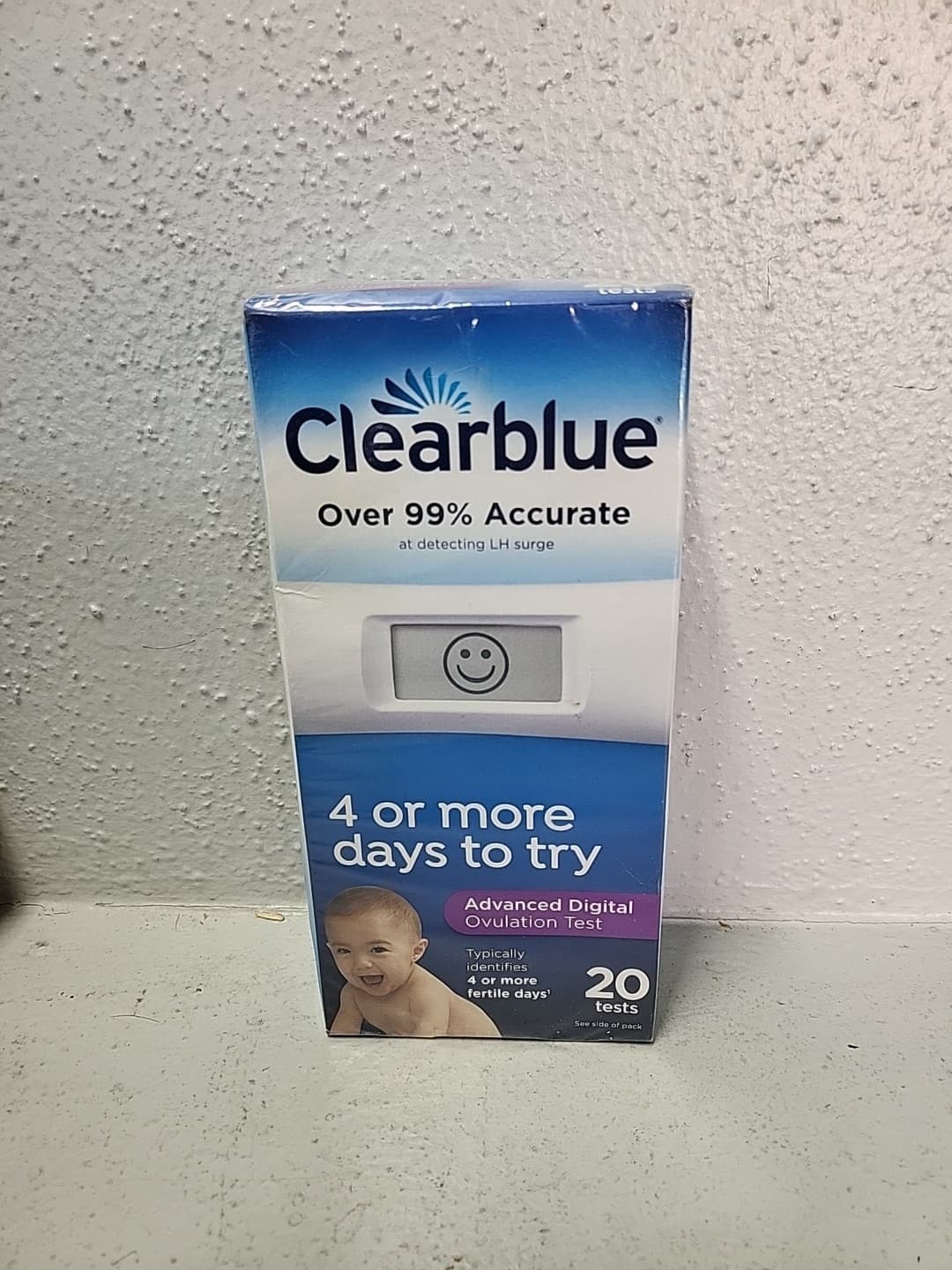 New Clearblue Advanced Digital Ovulation Predictor Kit - 20 Count Ex 3/25