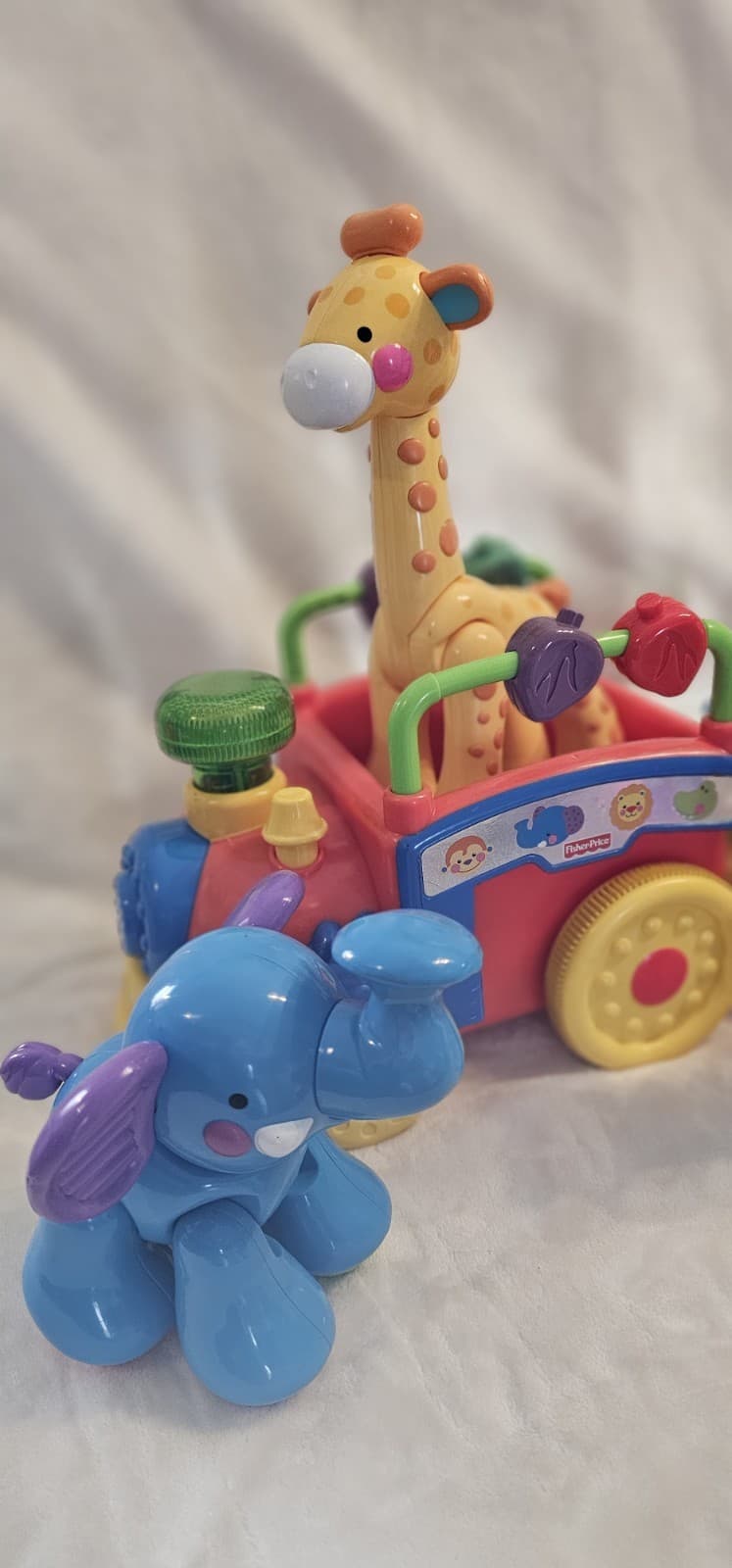 Fisher Price Amazing Animals Sing & Go Choo Choo Train Toy Set Circus 10 Pc READ 3