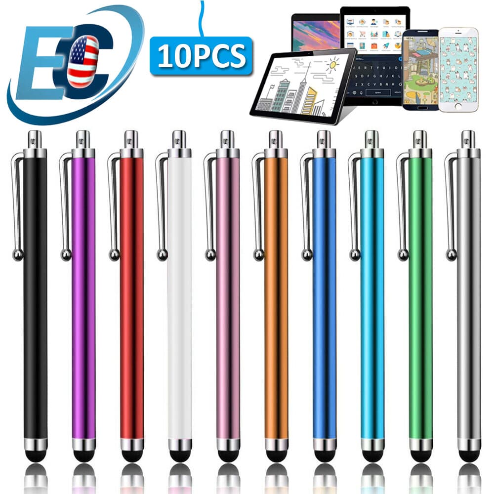 10x Touch Screen Stylus Pen Capacitive For iPad iPhone Samsung Tablet Universal