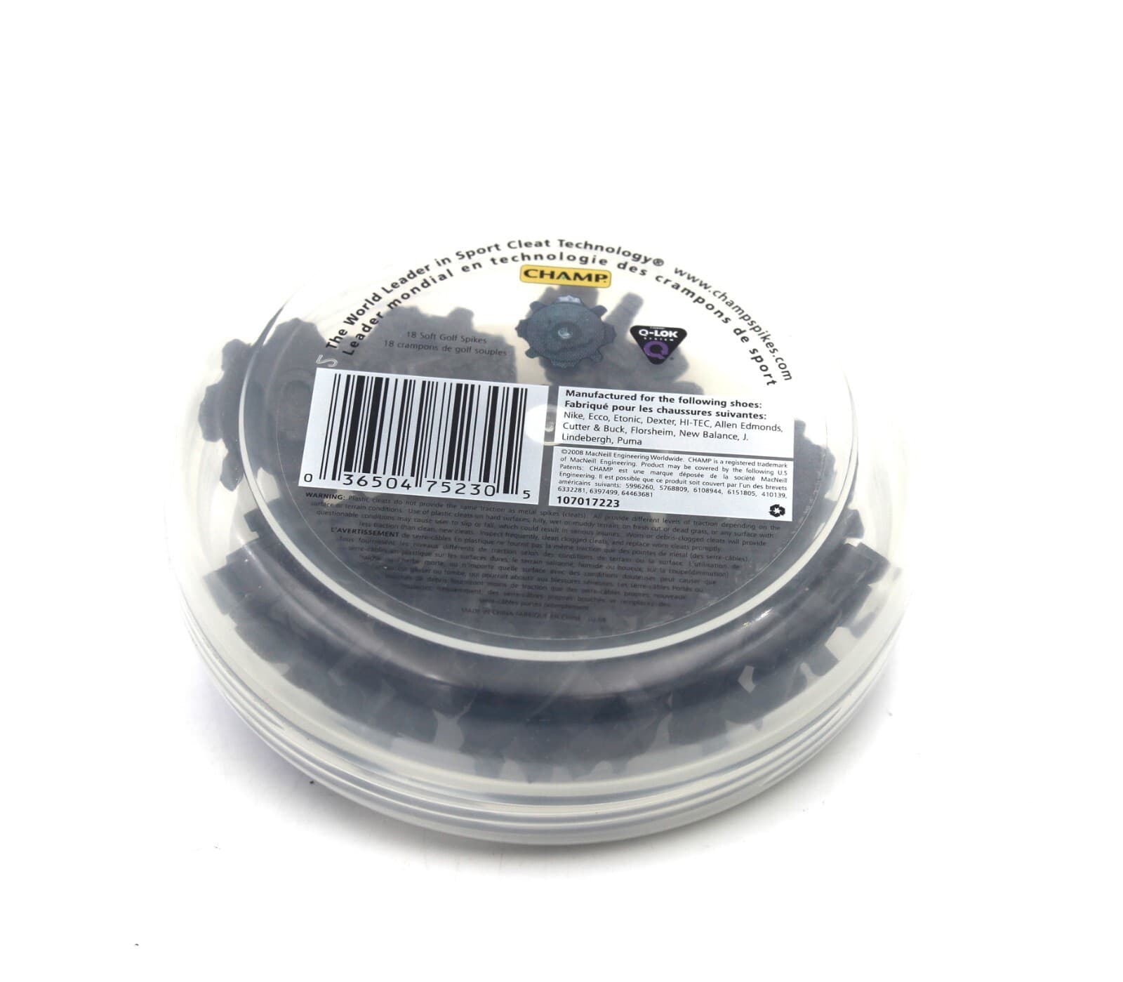 NEW Champ Arachna Traction Scorpion Q-Lok System Golf Spikes Cleats Set of 18 2