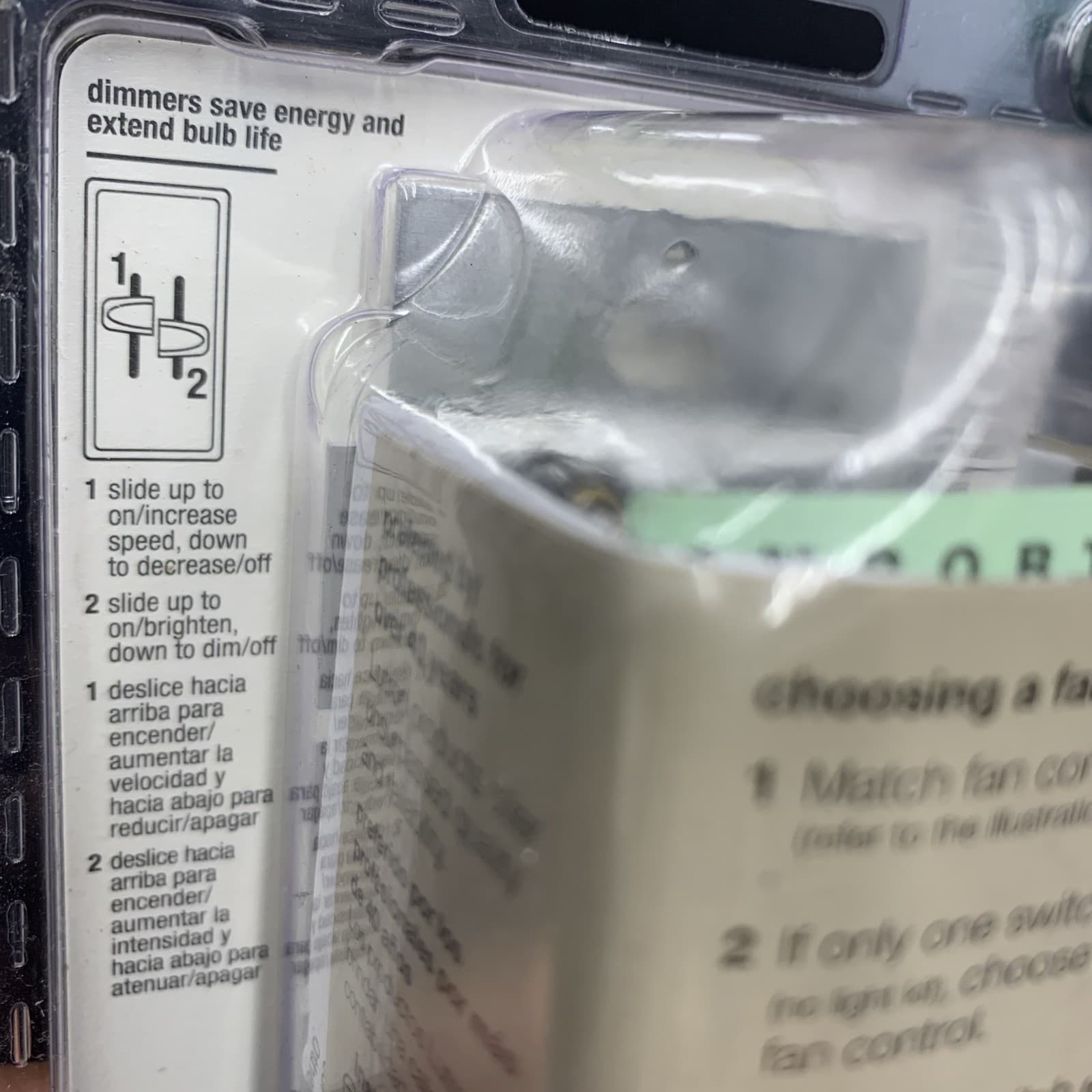 Lutron Skylark S2-LFSQH-WH Single Pole, Fan Control & Dimmer (White) 300W 1.5A 2