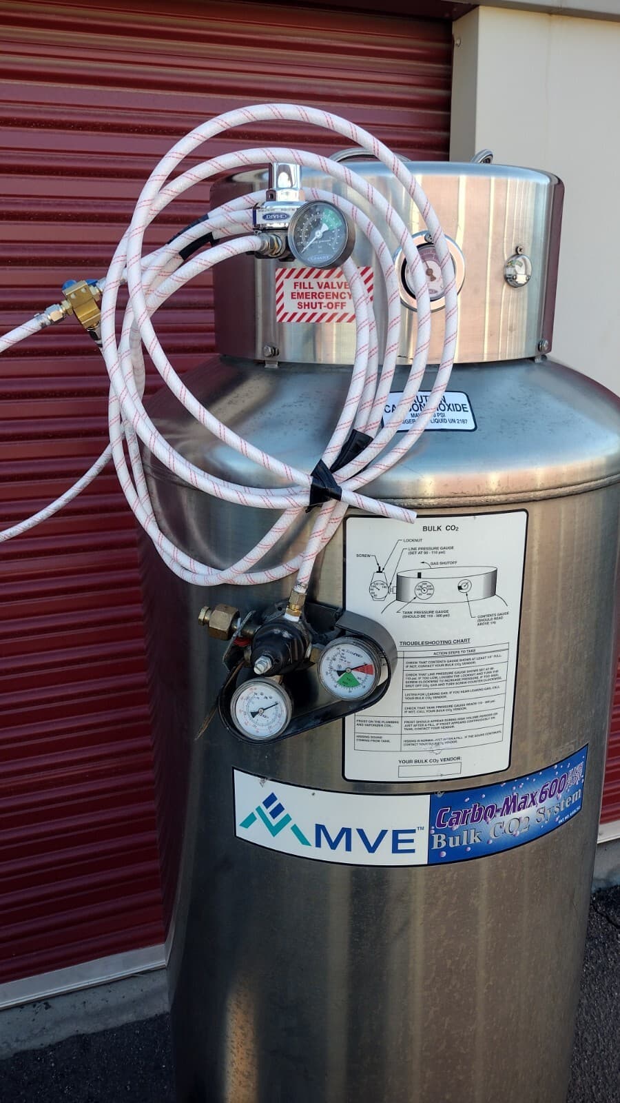 Carbo-Max 600 High Flow Bulk Co2 Tank Soda/Draft Beer Carbonation System 2