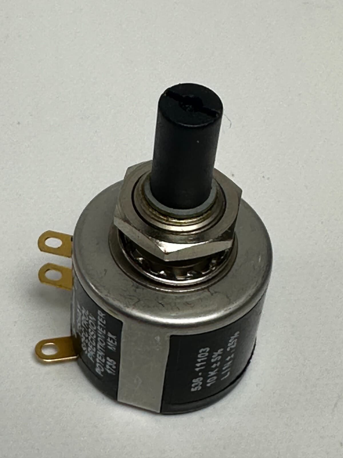 Spectrol Vishay 536-1-1-103 Potentiometer 10/Kilohms/LIN 25% 10 Turns Shaft 0.2 2
