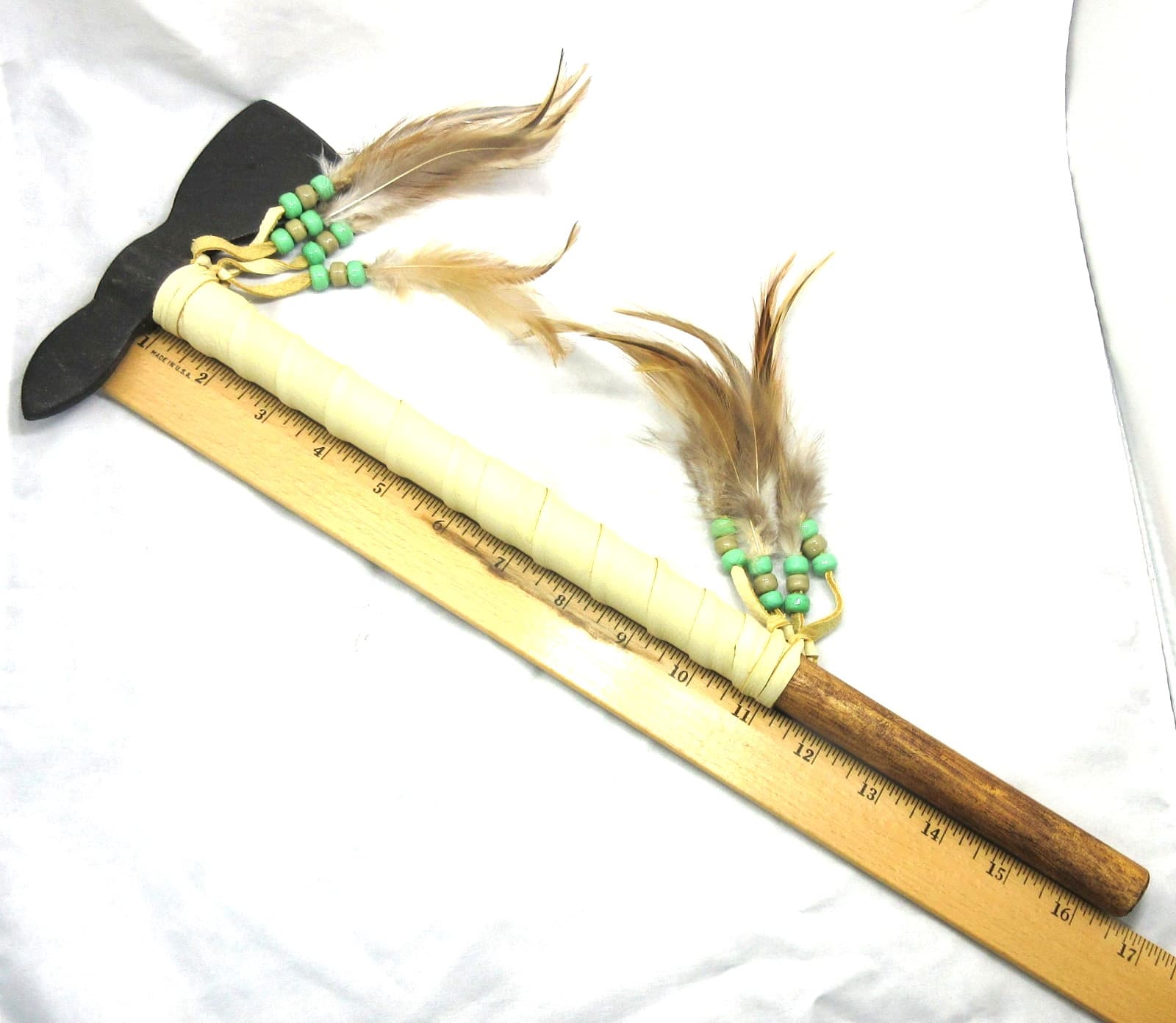 Native American War Club, Cherokee Made, Battle Axe, Tomahawk, Decor COA, #36 2