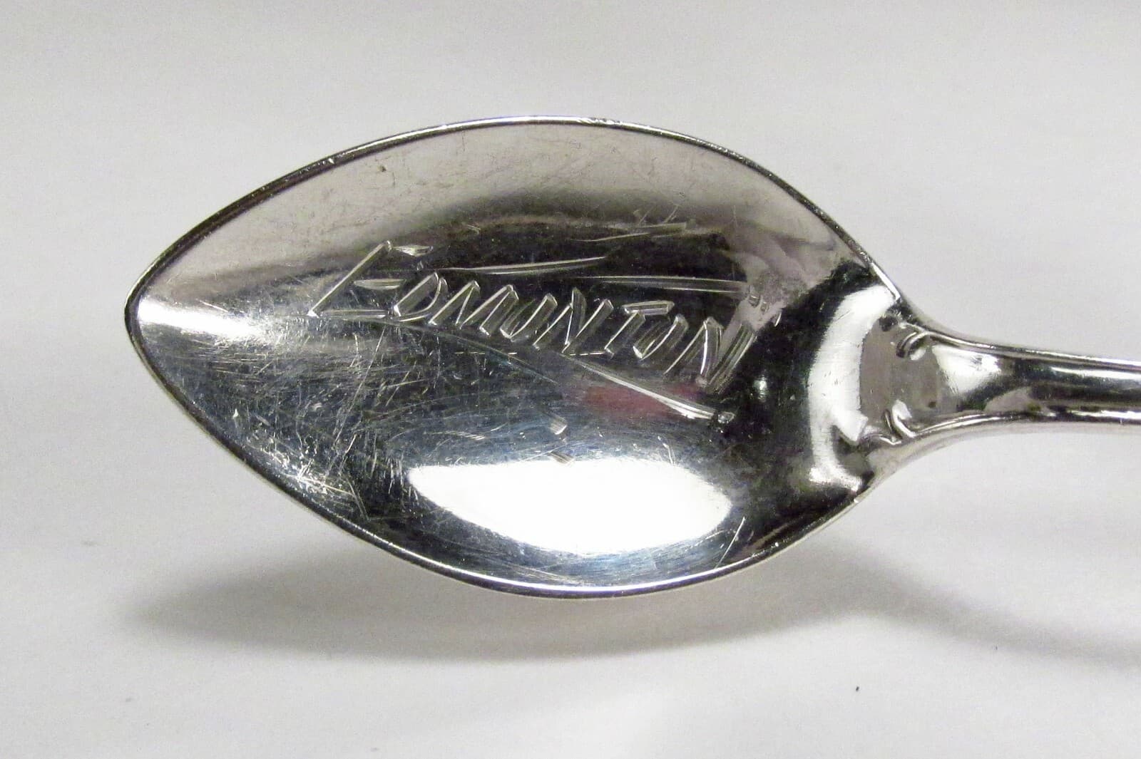 Vintage C. Lamond Fils Edmonton Canada Sterling Silver Enamel Souvenir Spoon 3