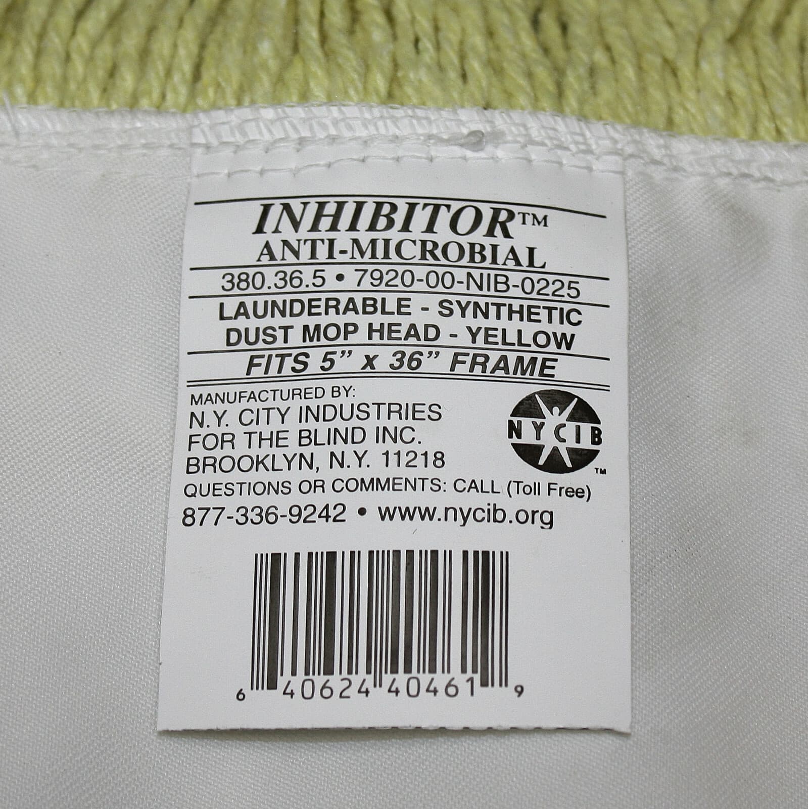 (10) Ability One Inhibitor Synthetic Dust Mop 7920-01-511-8765, 36" x 5" Head  6