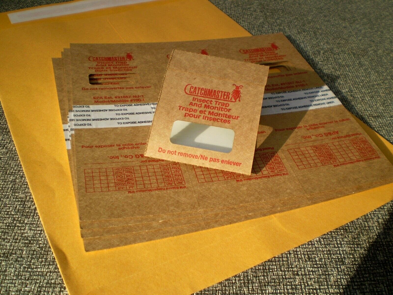 Insect Bug Roach, Brown Recluse Spider Sticky Traps, Qty 12, Free Domestic Ship 2