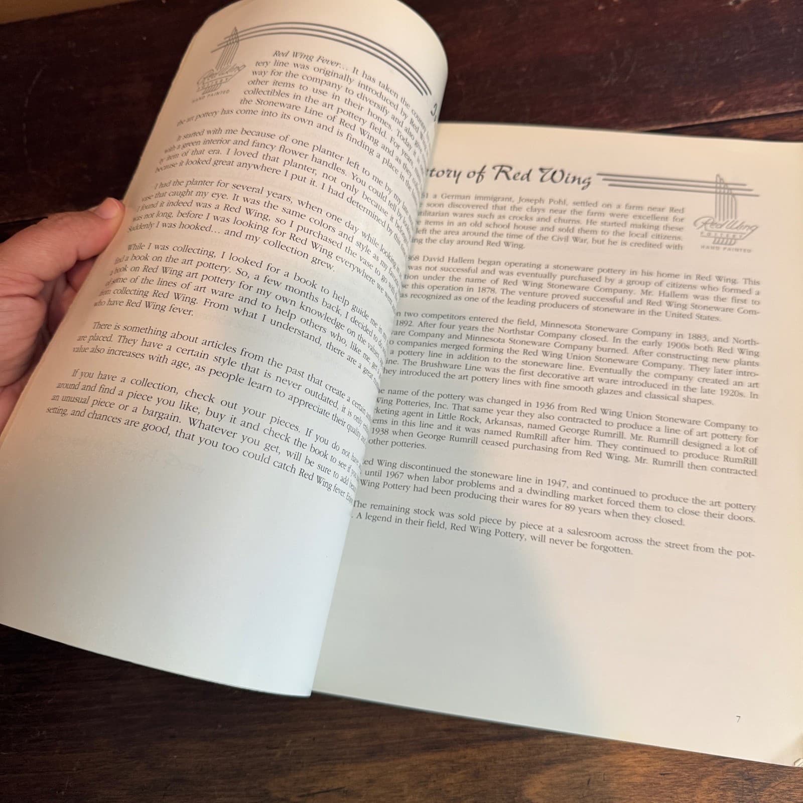 Red Wing Art Pottery Identification & Value Guide Book 1920s 1960s 5