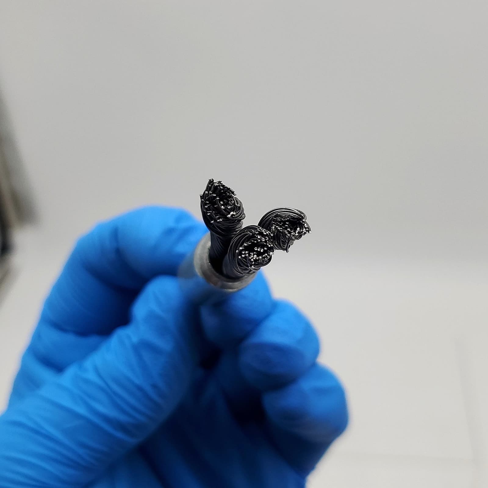 Norton 1/2" Knot Wire End Brush .014" Bristle 1/4" Stem 38877 22,000 Max RPM 2