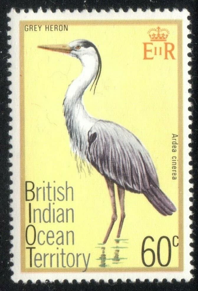 British Indian Ocean Territory Birds Scott 63-77 , SG #72-76 XF MNH BIOT 1975 6
