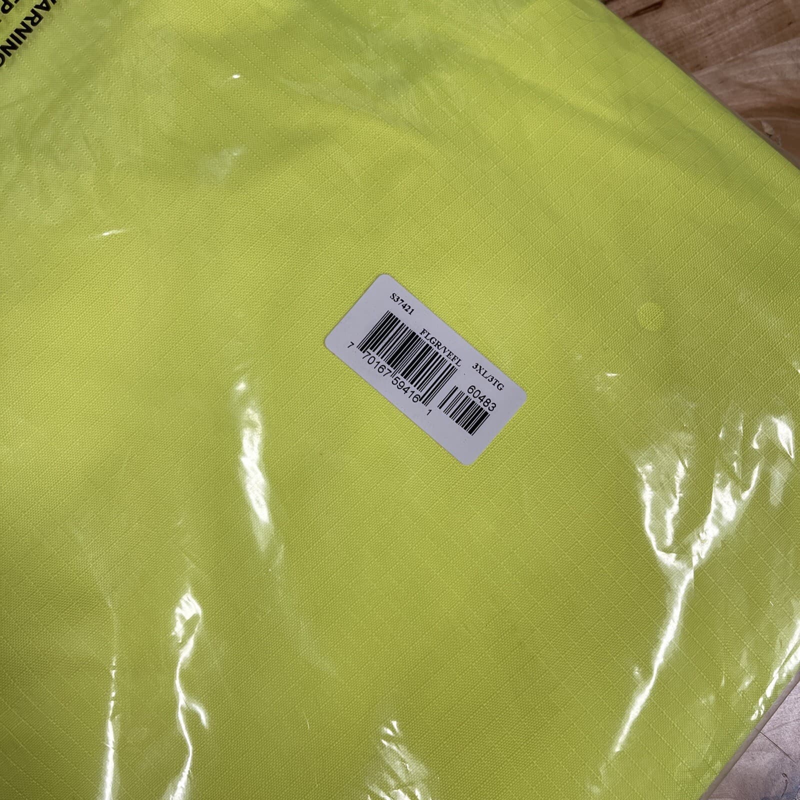 Tough Duck S37421 Hi-Vis Rain Pants, Size 3XL Yellow/Green New 3