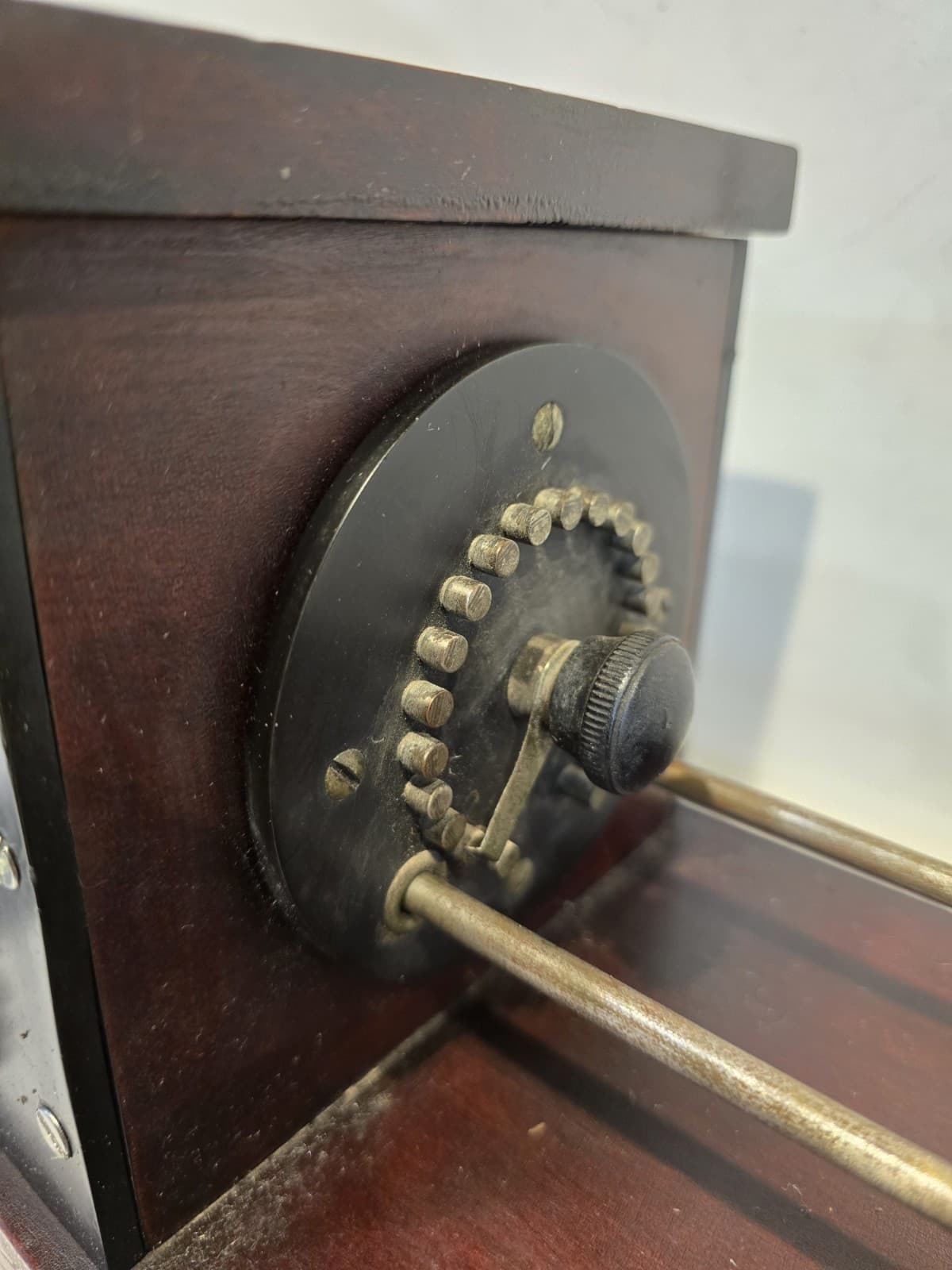 1917 DOUBLEDAY-HILL ELECTRIC NAVY TYPE LOOSE COUPLER RECEIVING TRANSFORMER  6