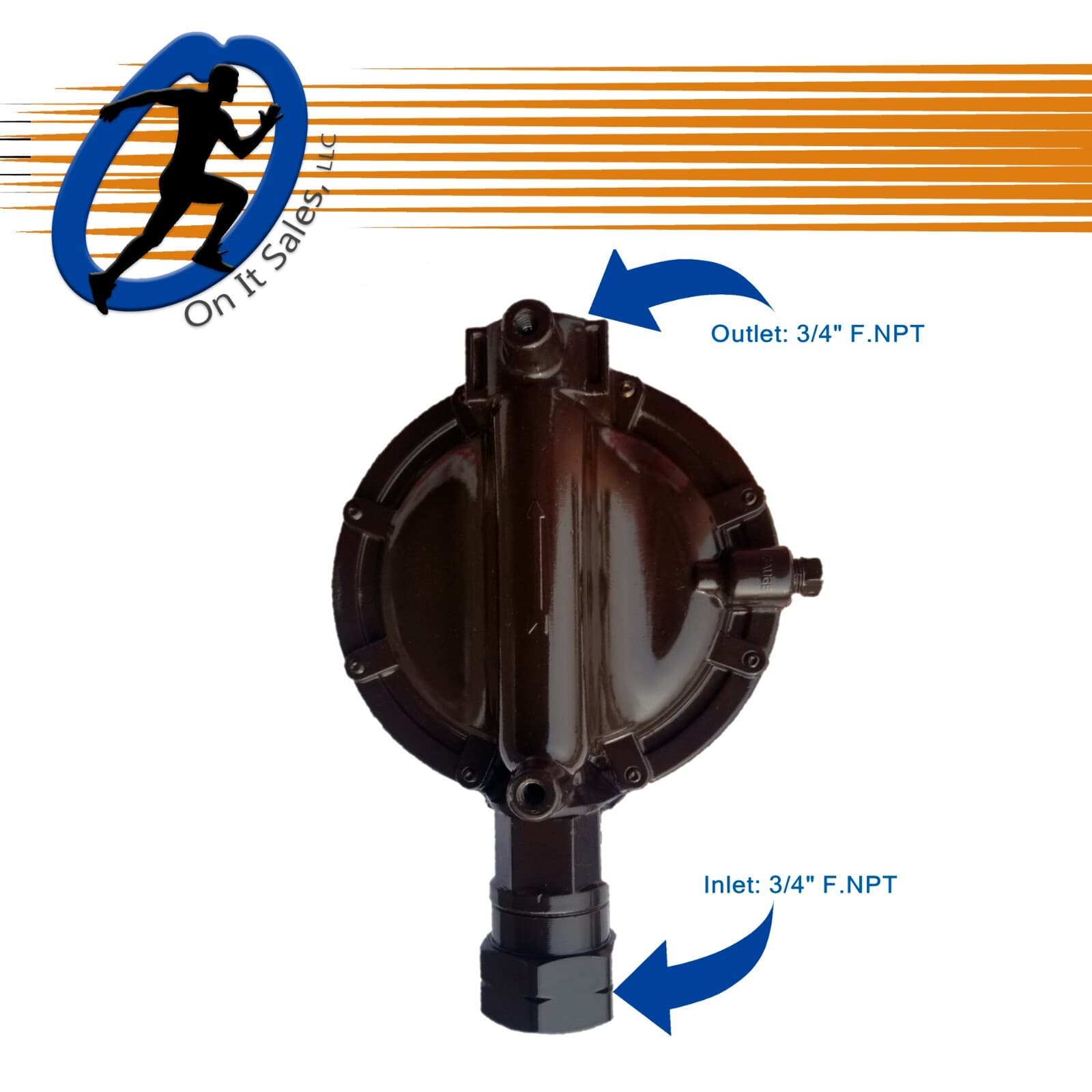 Rego Regulator LV4403B66 Low Pressure 2nd Stage 3/4" F.NPT x 3/4" F.NPT 3