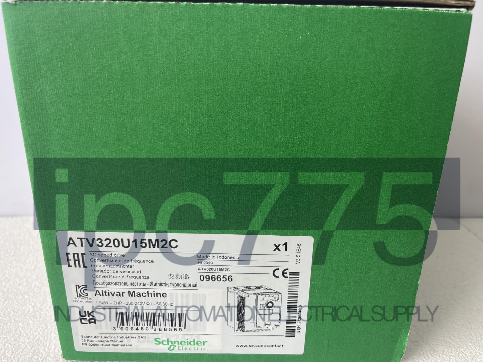 1-piece brand new ATV320U15M2C inverter with box 1.5KW single-phase 220V