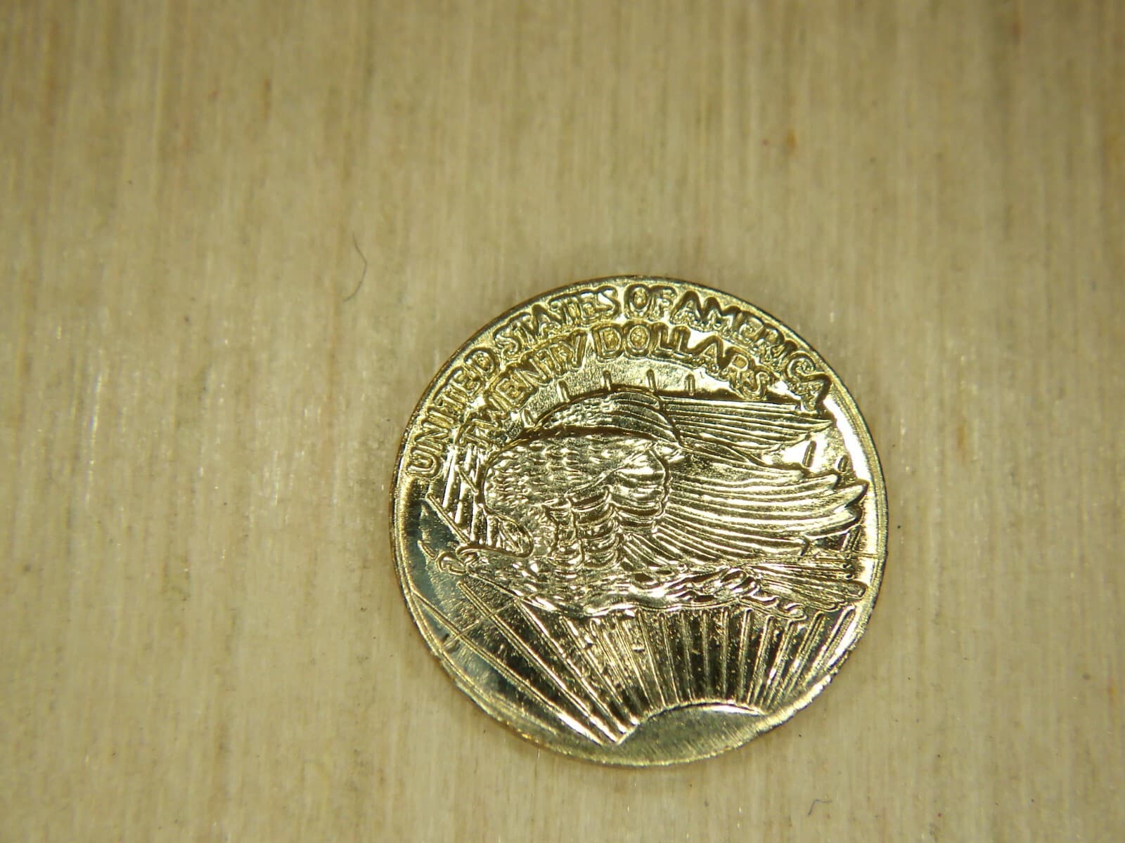 Saint Gaudens Miniature Coin Small Souvenir - Gag Joke Humor Fantasy $20 2