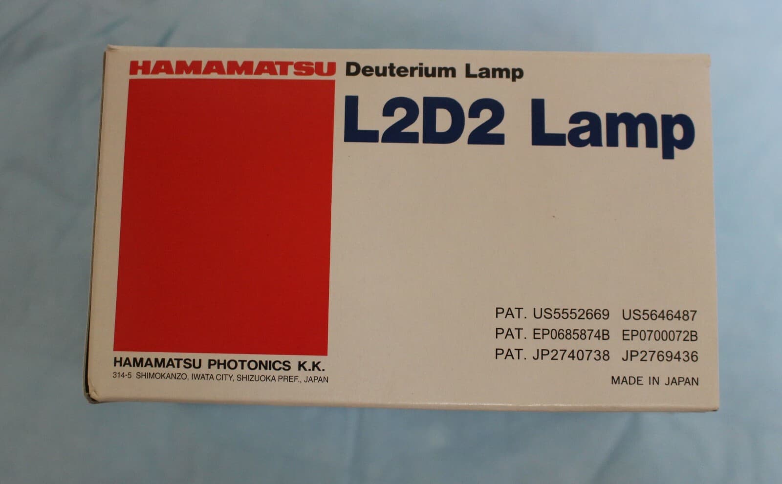 Hamamatsu Deuterium Lamp L2D2 for Agilent Detector G1314A/B/C &1120,1220 LC syst 5