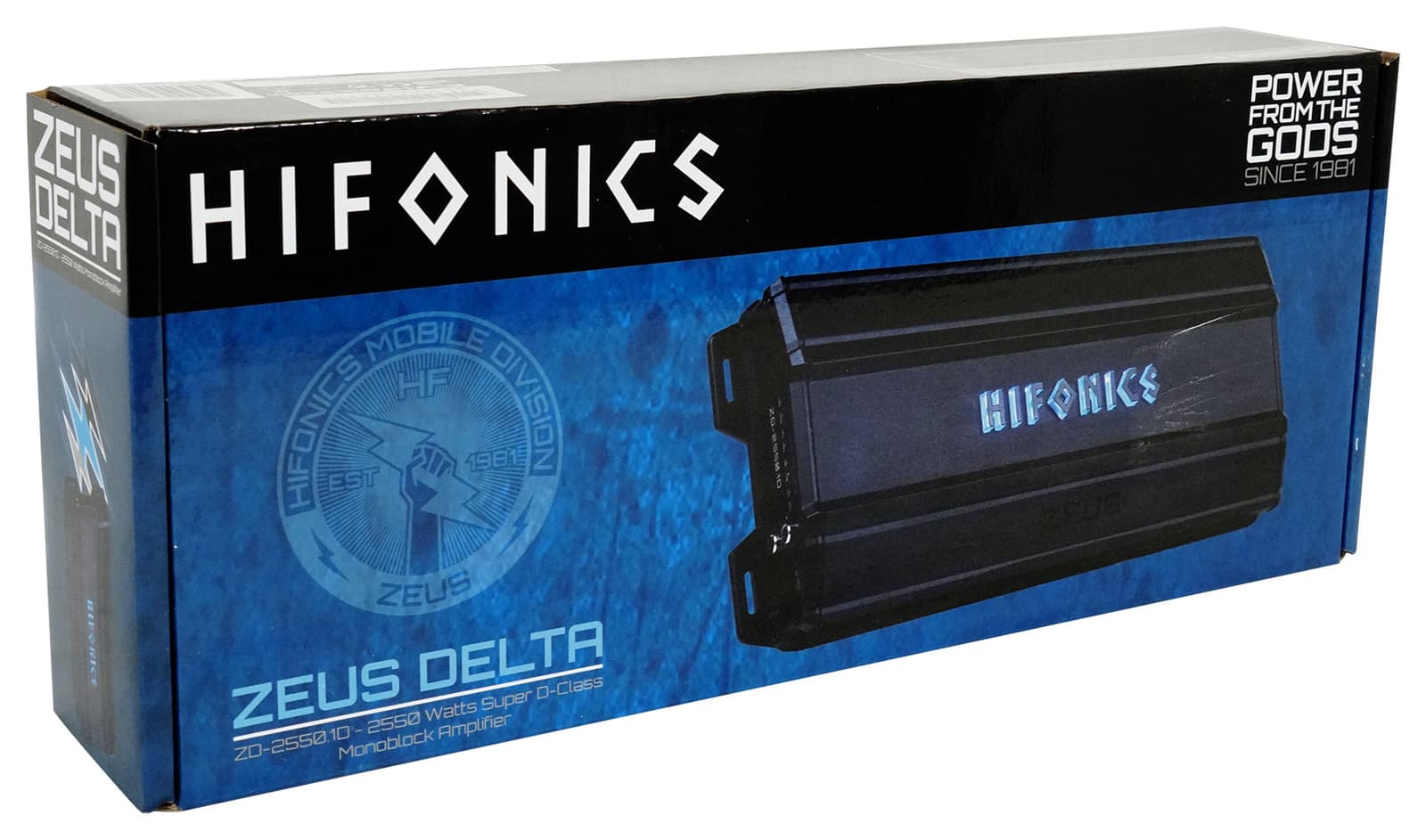 Hifonics ZD-2550.1D 2550 Watt Mono Amplifier 1 Ohm Car Audio Class-D Amp 5