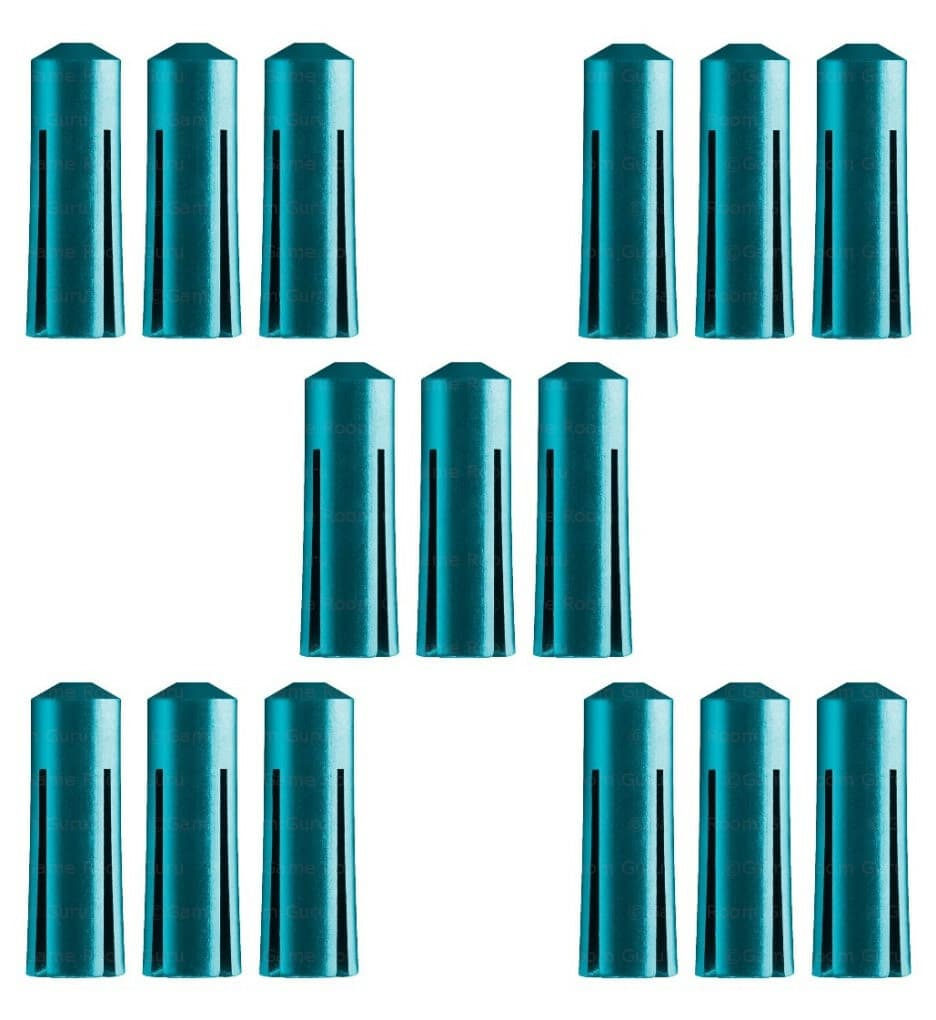 5 Sets Defender Aluminum Smooth Flight Protectors - Ships W/ Tracking - Aqua