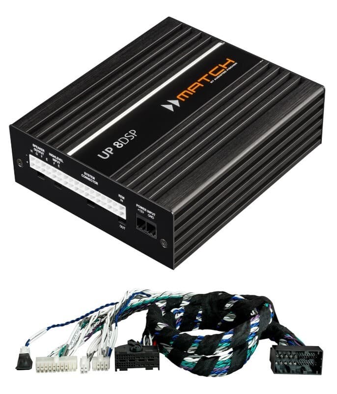 Match Up 8DSP 8-Ch Amp & 9-Ch DSP + PP-BMW 1.7RAM HiFi Harness + G01 G02 Mount