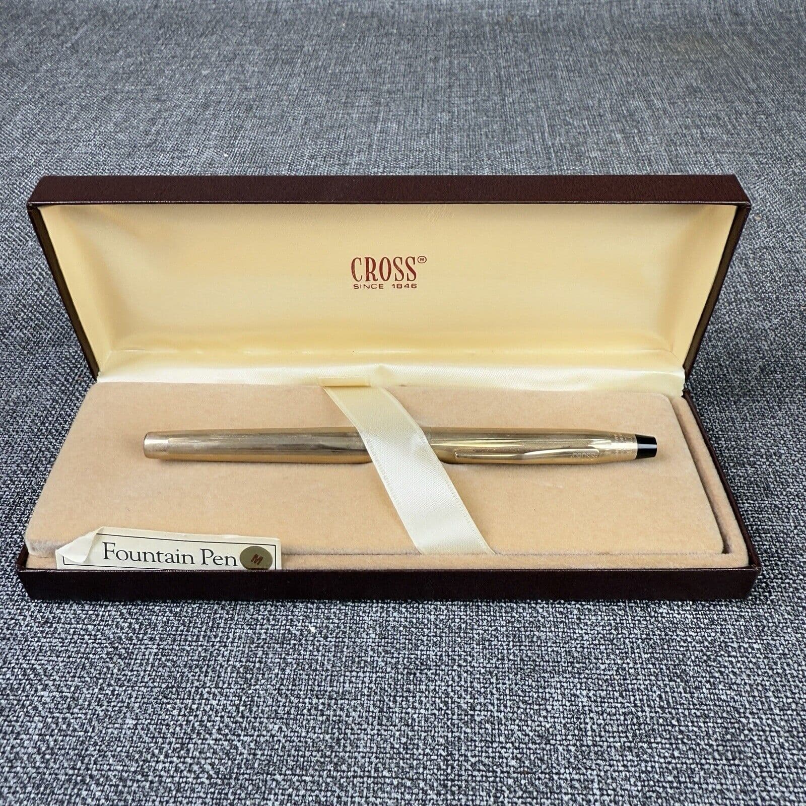 Cross Century 10K Gold Filled Fountain Pen w/14K Gold Medium Nib