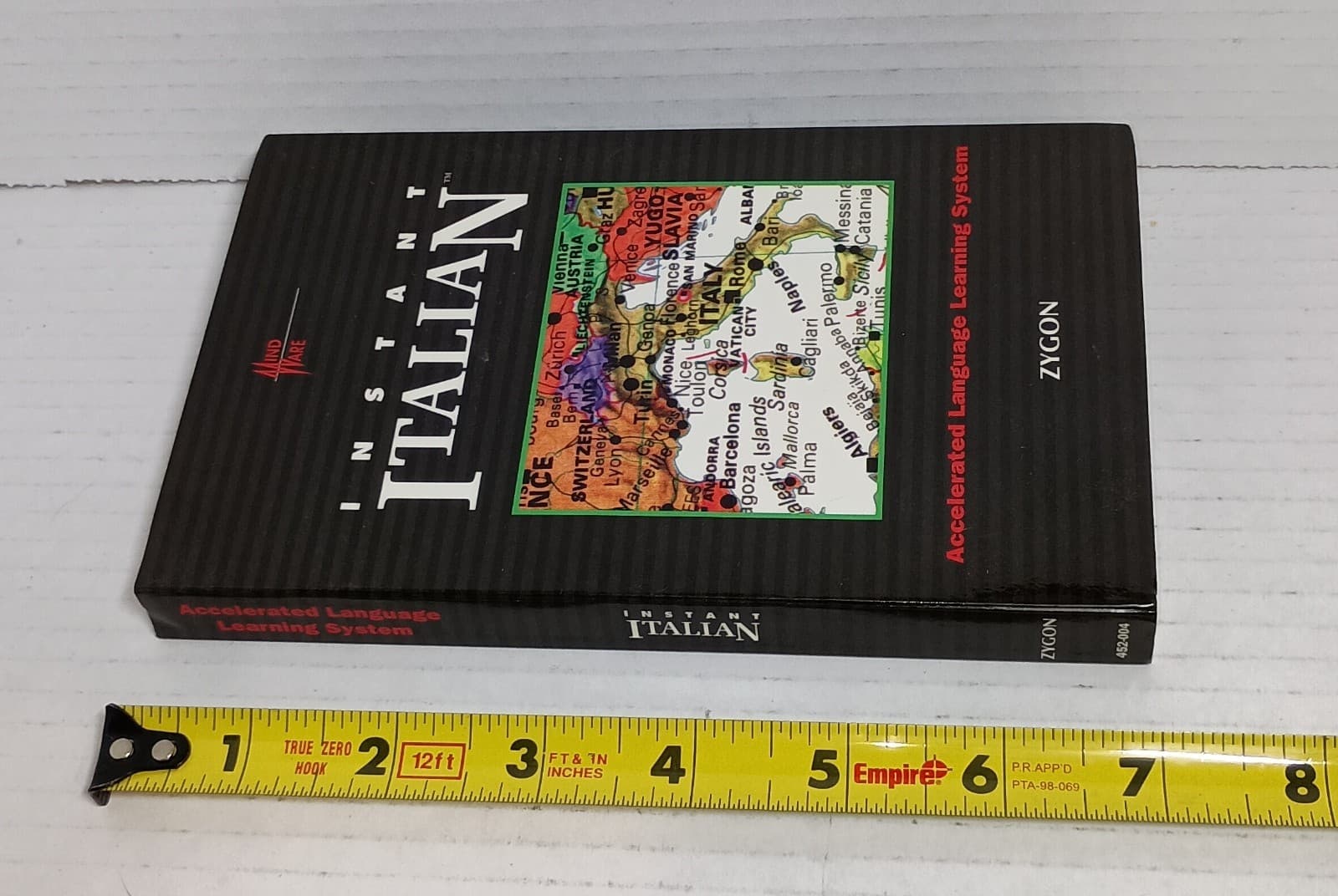 Lot Of 2 MindWare Zygon Instant Languages Tapes Italian Cassettes  2