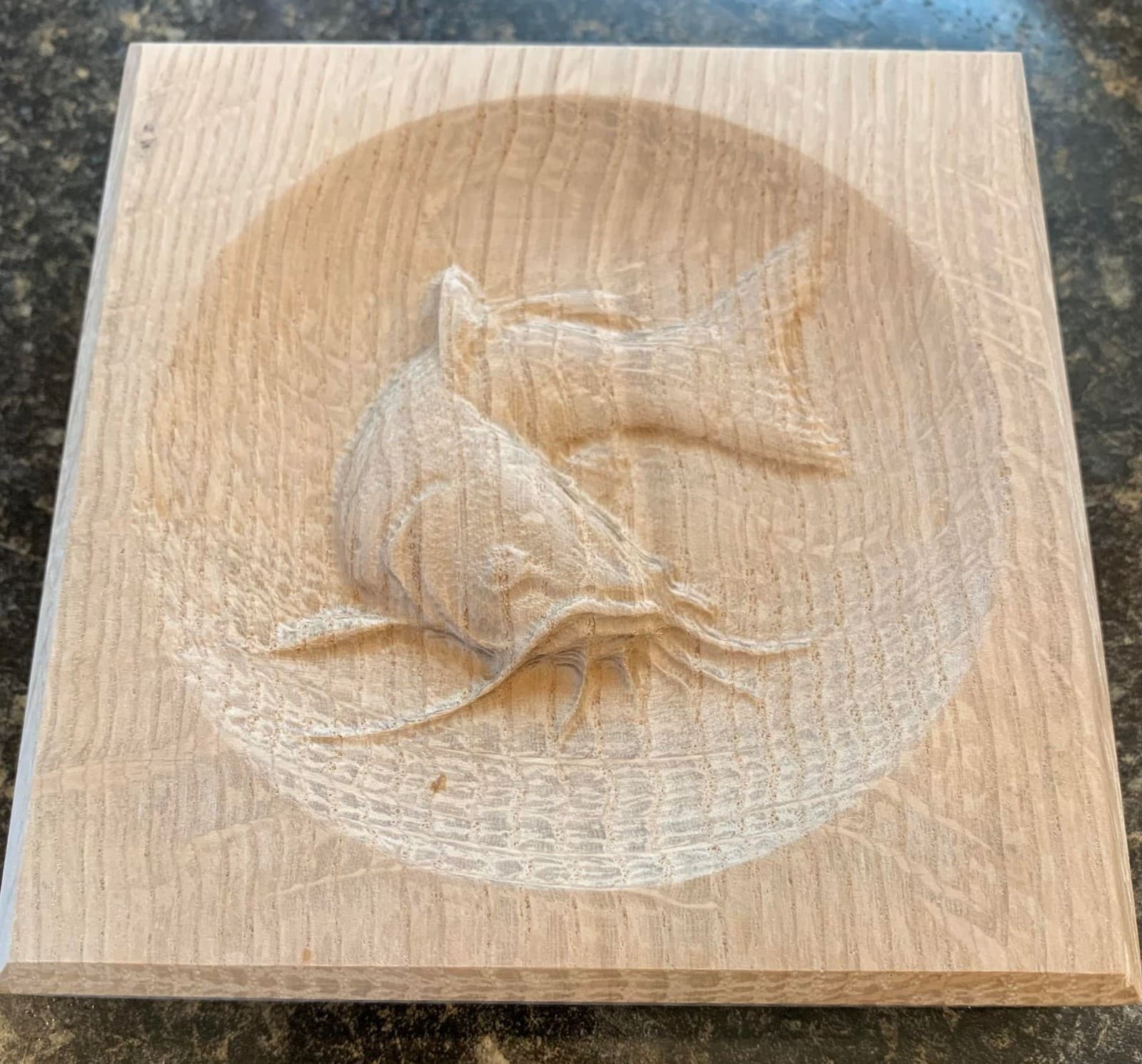 Catfish Fish Engraving Trim Wood Corner Trim Block, Door Trim Block, Window Trim 2
