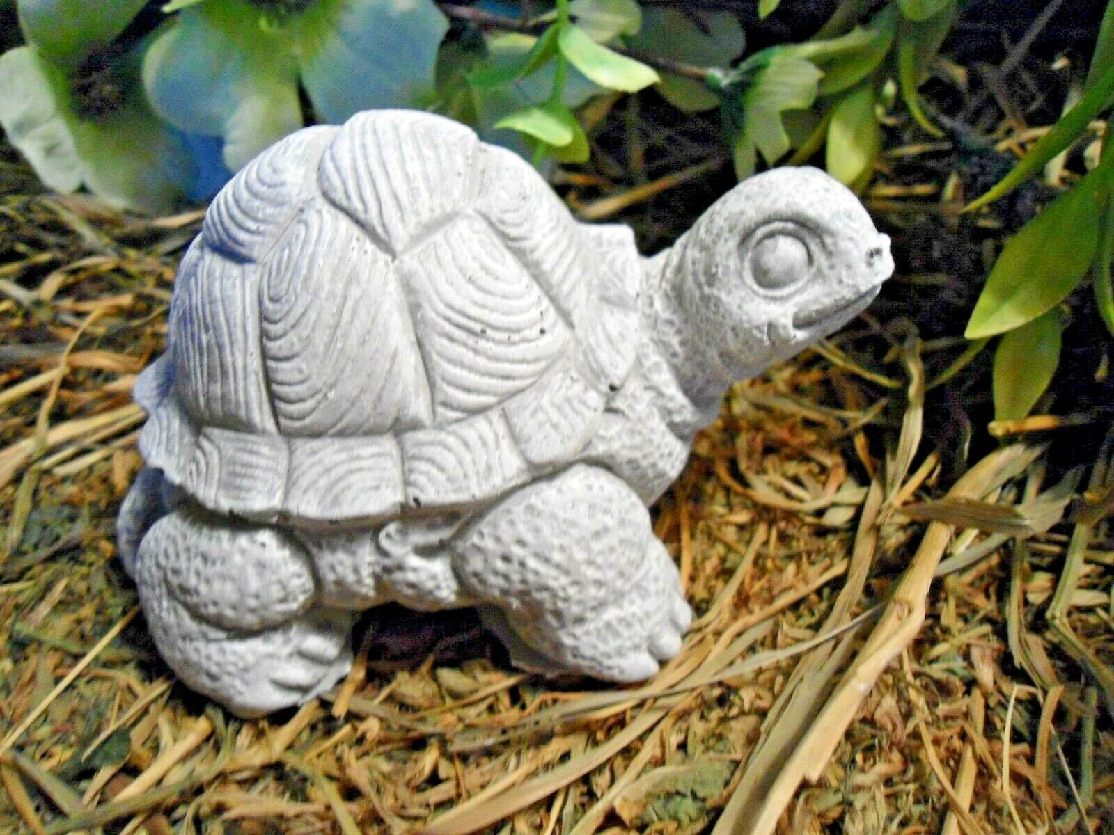Latex turtle mold plaster cement concrete mould  4" x 3" x 2.75"
