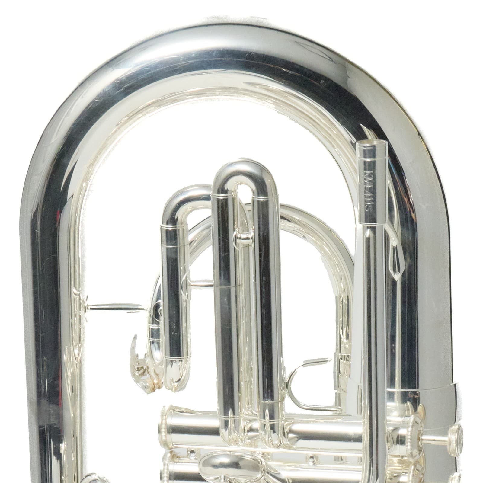 King Model KME411S Marching Euphonium SN 16022030 OPEN BOX 4