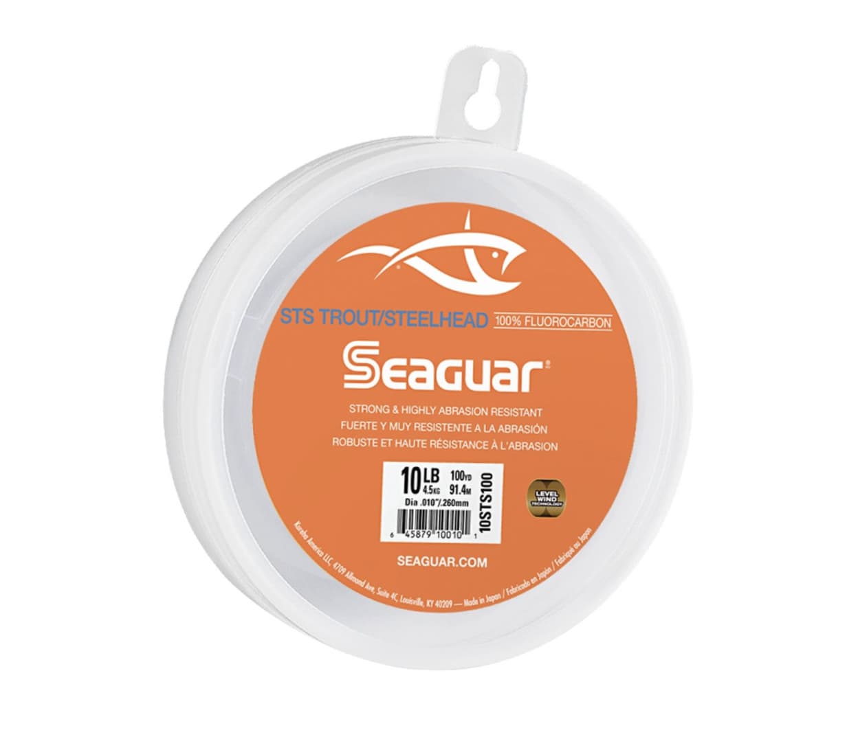 Seaguar STS Salmon Trout Steelhead Fluorocarbon Leader, 100yd 6lb