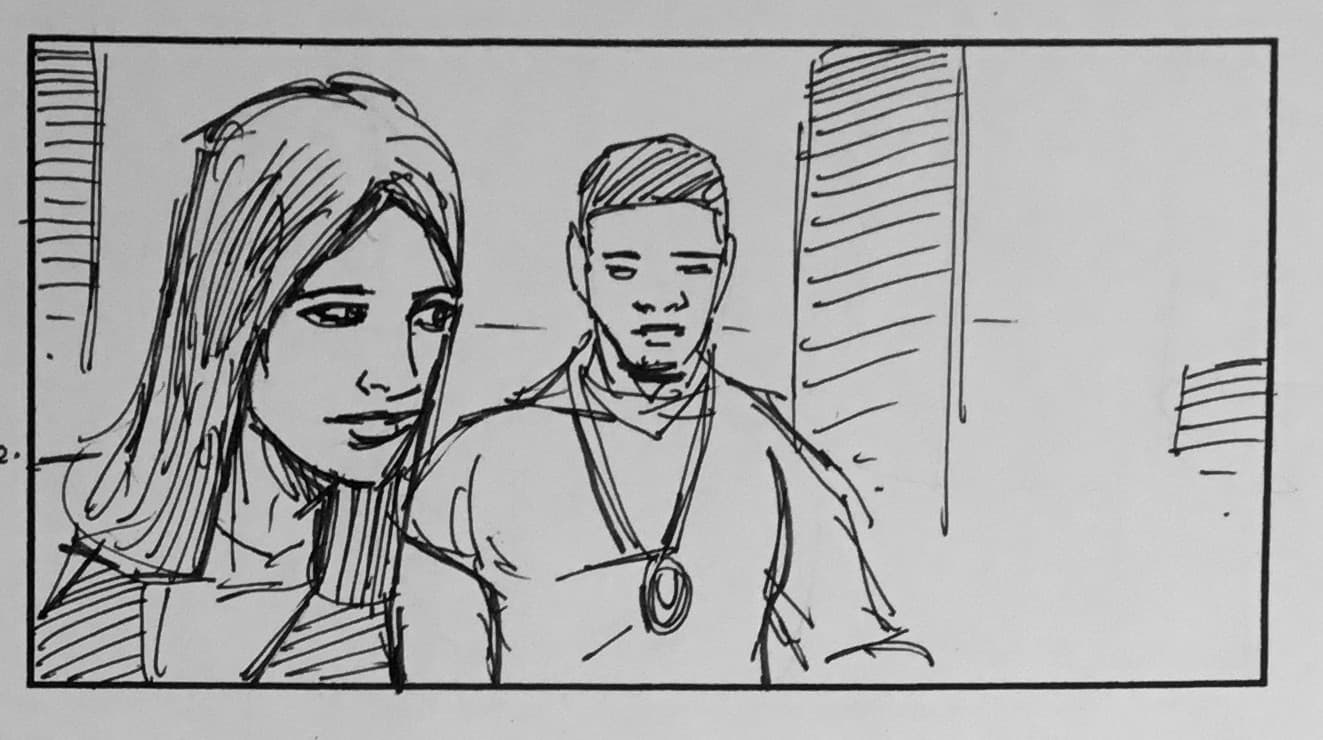 USHER Rhythm of the City Music Video original Storyboard Dan Fraga 2004