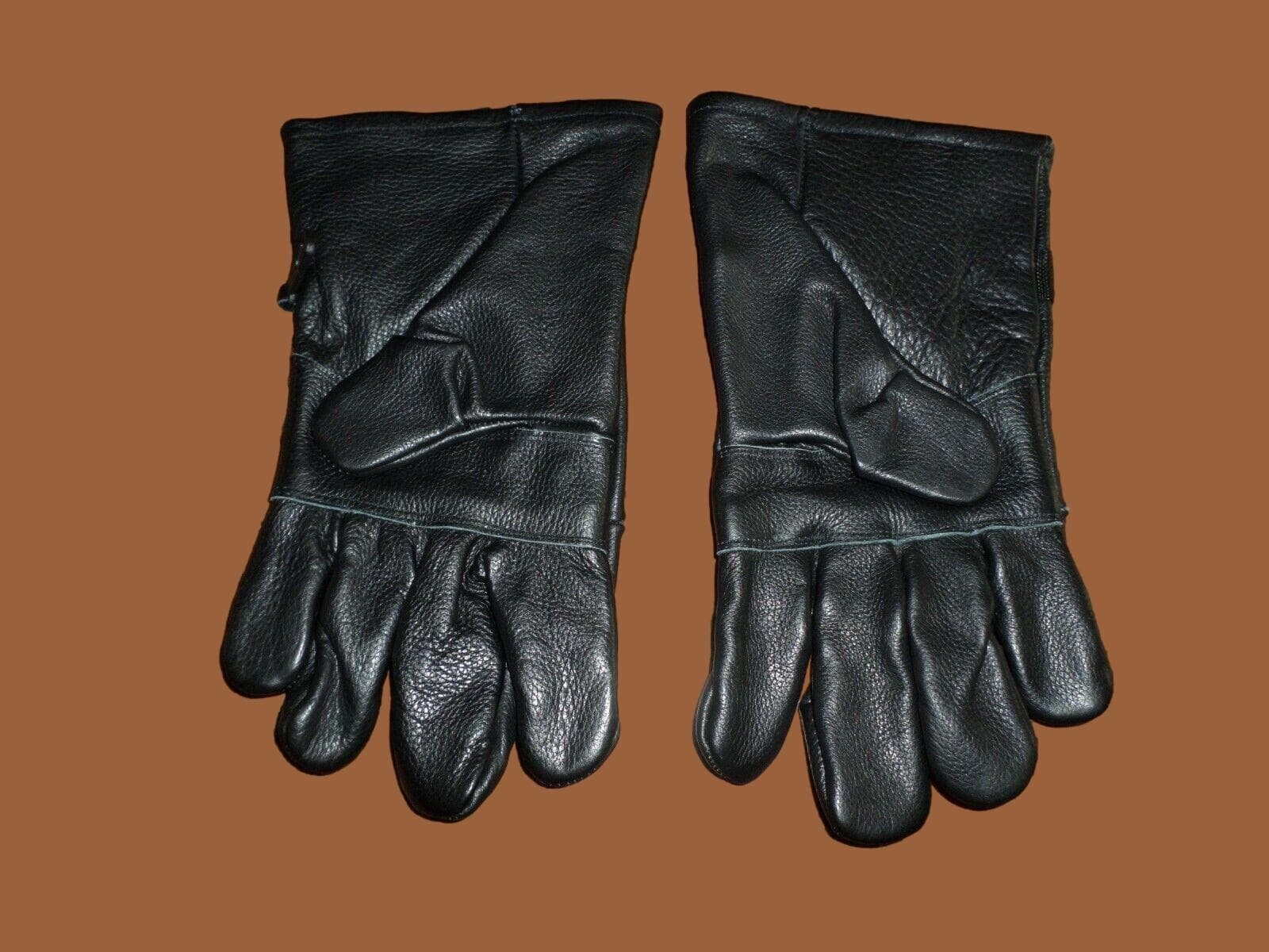 U.S MILITARY STYLE D-3A LEATHER GLOVES COLD WET WEATHER SIZE 5 LARGE W/LINER 4