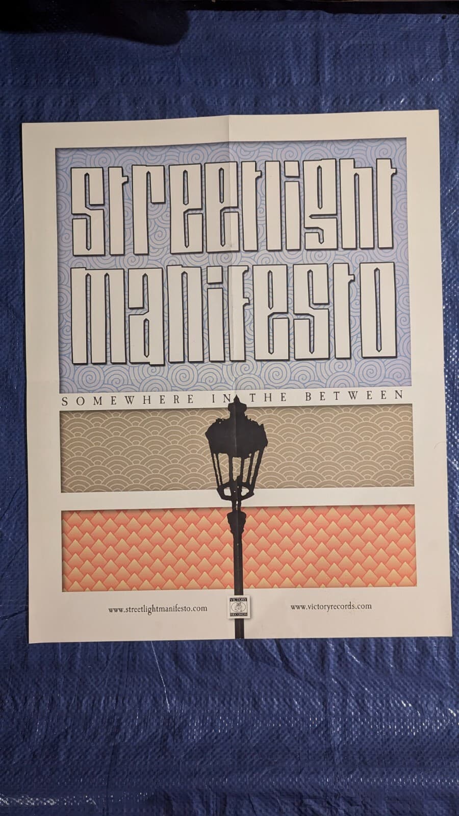 Streetlight Manifesto Somewhere in the Between Original Album Promo Poster