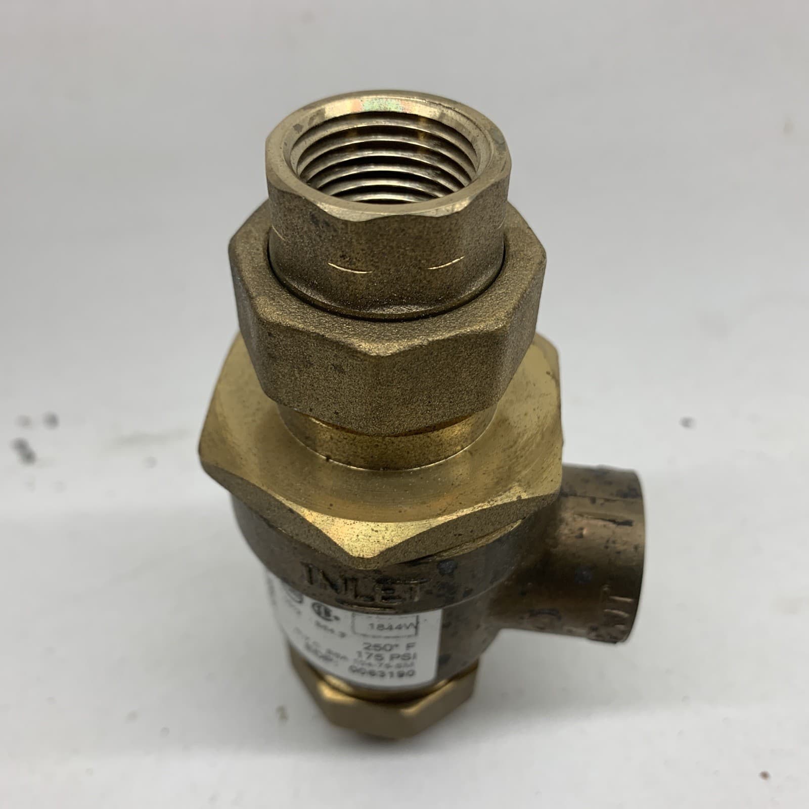 WATTS 1/2" BBFP BACKFLOW PREVENTER VALVE 0063190 ATMOSPHERIC VENT REGTROL NIB 2