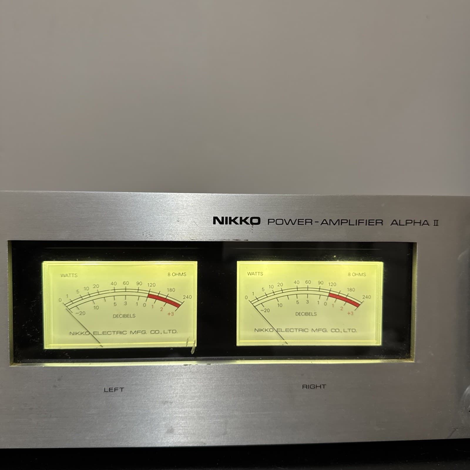 Nikko Alpha II Stereo Power Amplifier 120W Vintage Japan Hi-Fi Audio Amp 3