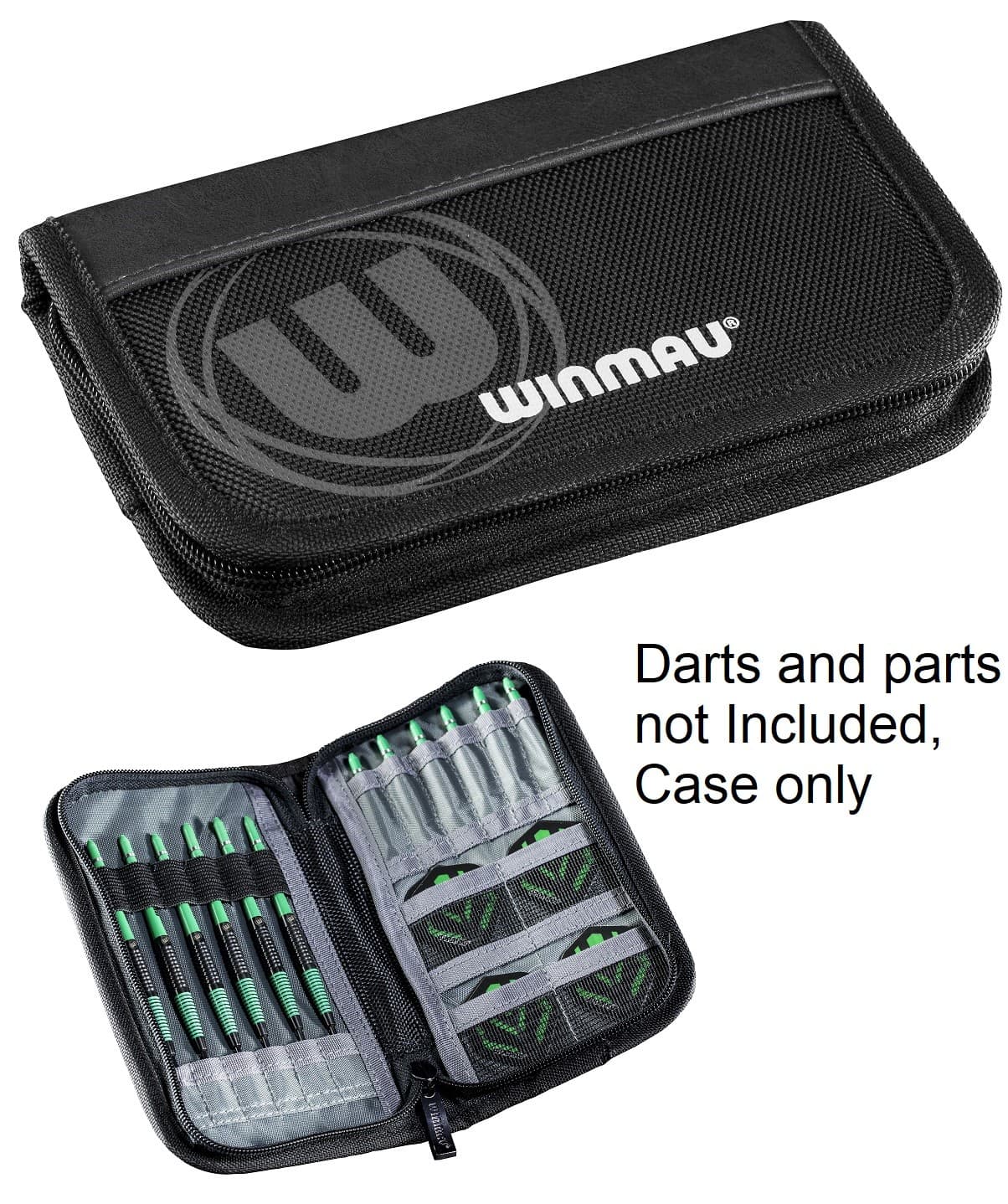 Winmau Super Darts and Accessory Case / Wallet - Black - Durable - Holds 2 Sets