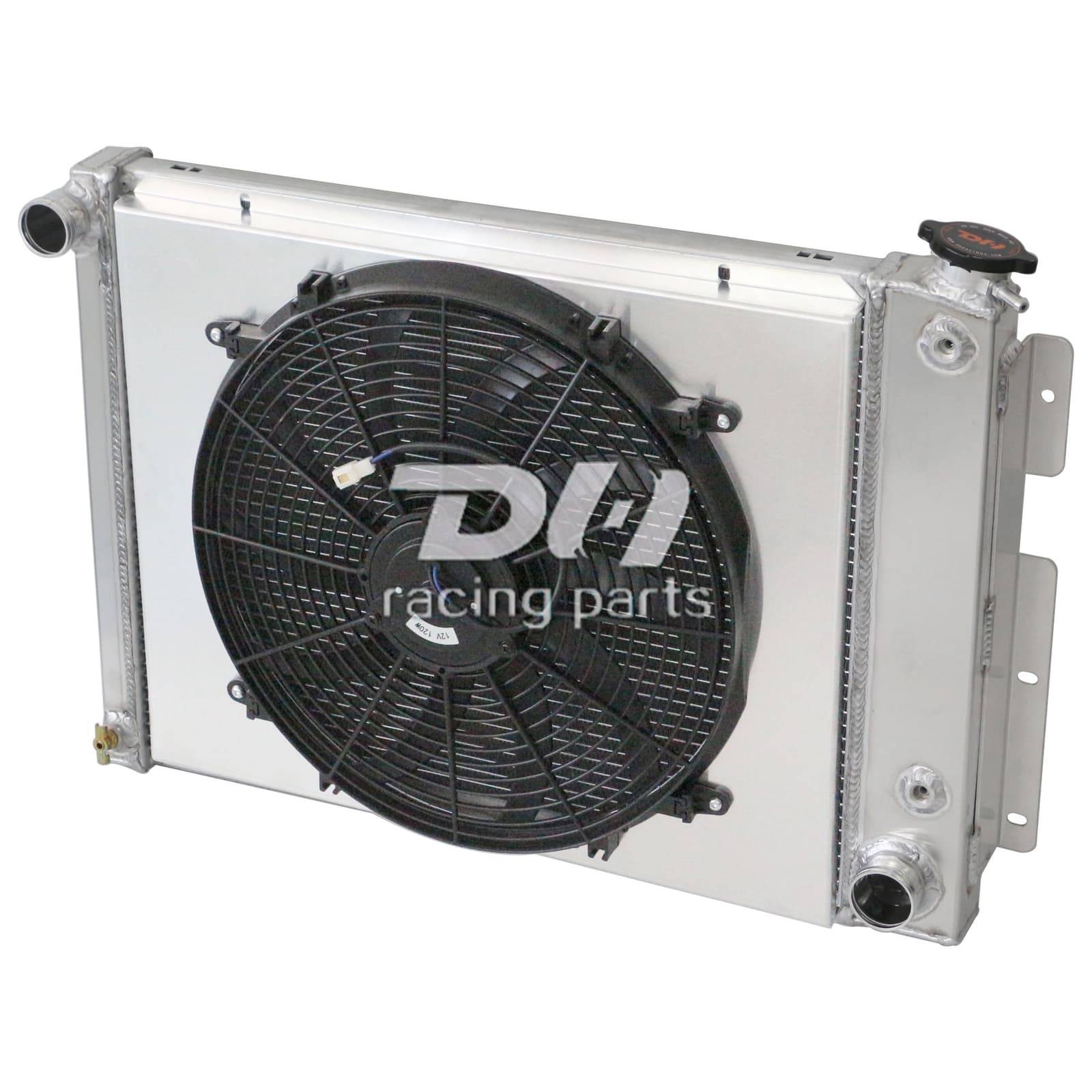 Aluminum Radiator Shroud Fan For 1967-1969 Chevy Pontiac /Firebird Camaro CC337  2