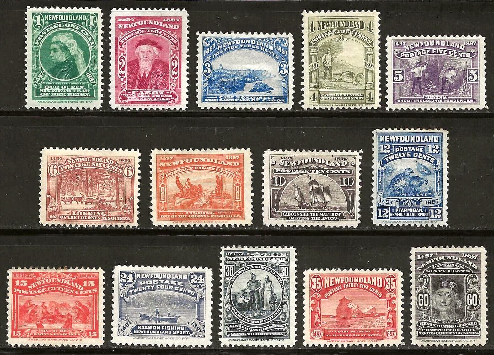 NEWFOUNDLAND #61-74 MH set of 14
