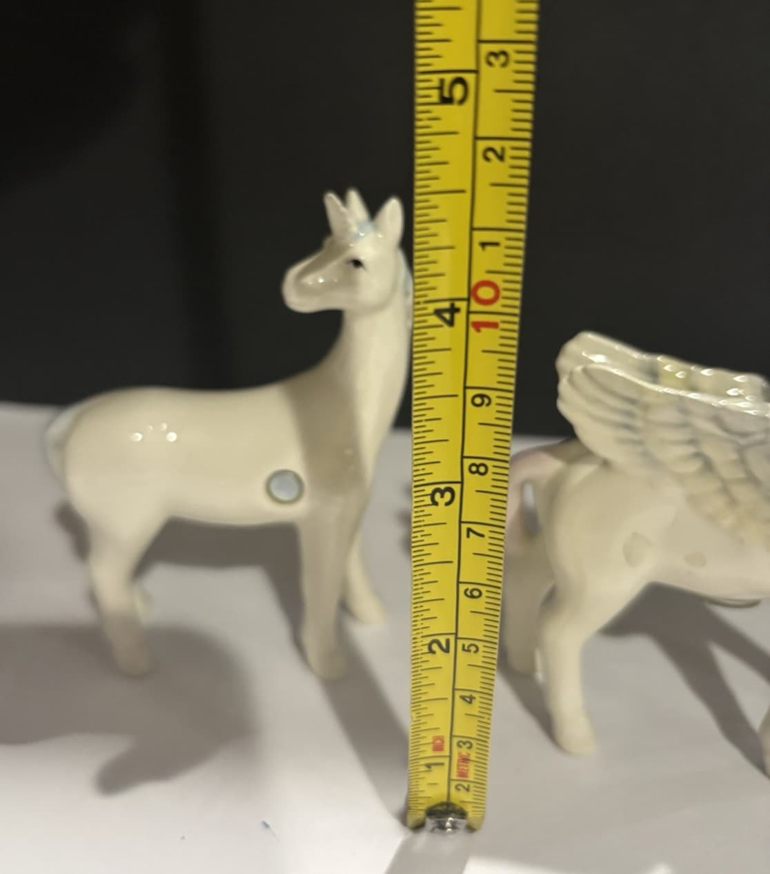 Unicorn and Pegasus Ceramic Salt and Pepper Shaker Set magnetic 6