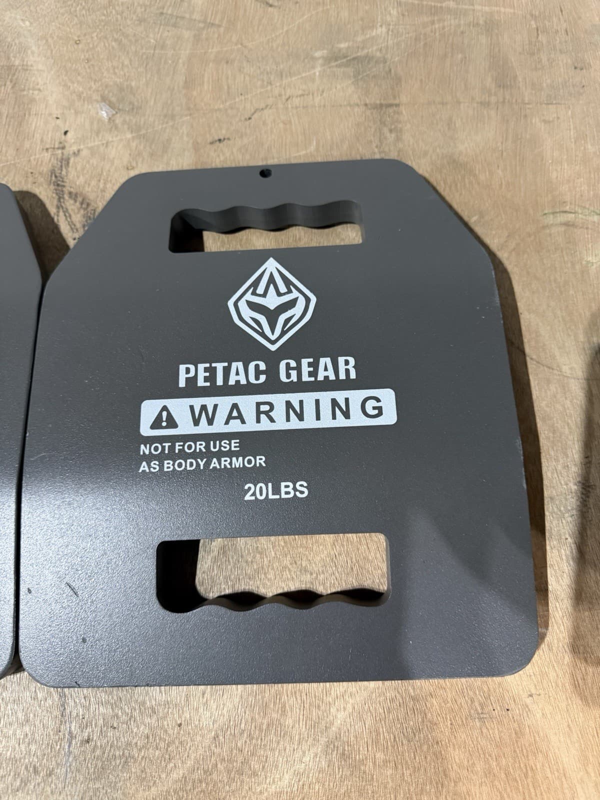 Petac Gear CURVED PAIR Weight Vest Plates 20 lb Each Training Fitness Exercise 3