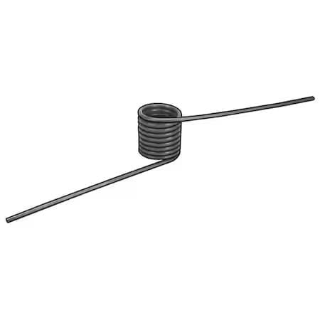 Torsion Spring, 180 Deg, 1.082 Od, Number Of Coils: 9.0, 3Hpp9