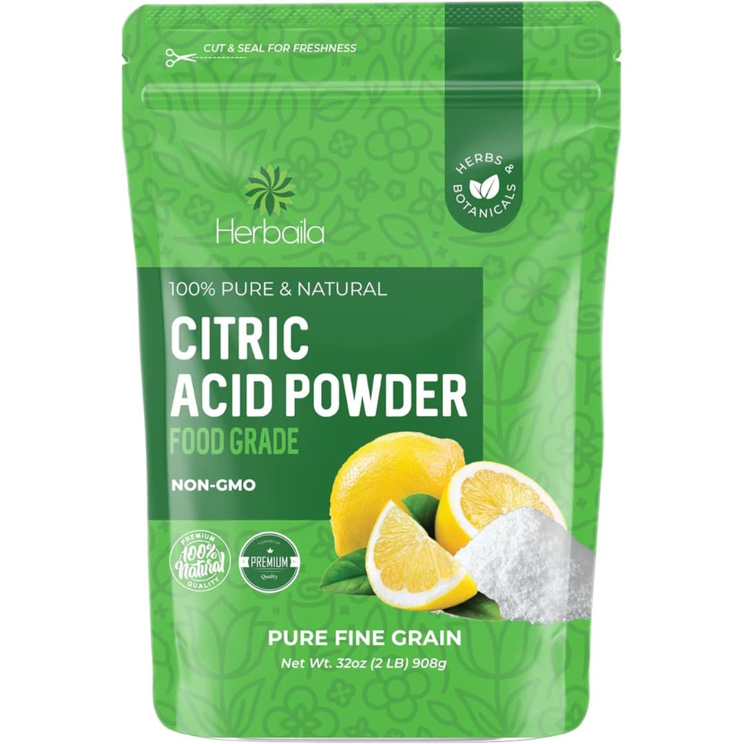Citric Acid Powder, 2 lb. Citric Acid for Bath Bombs, Citric Acid Food Grade